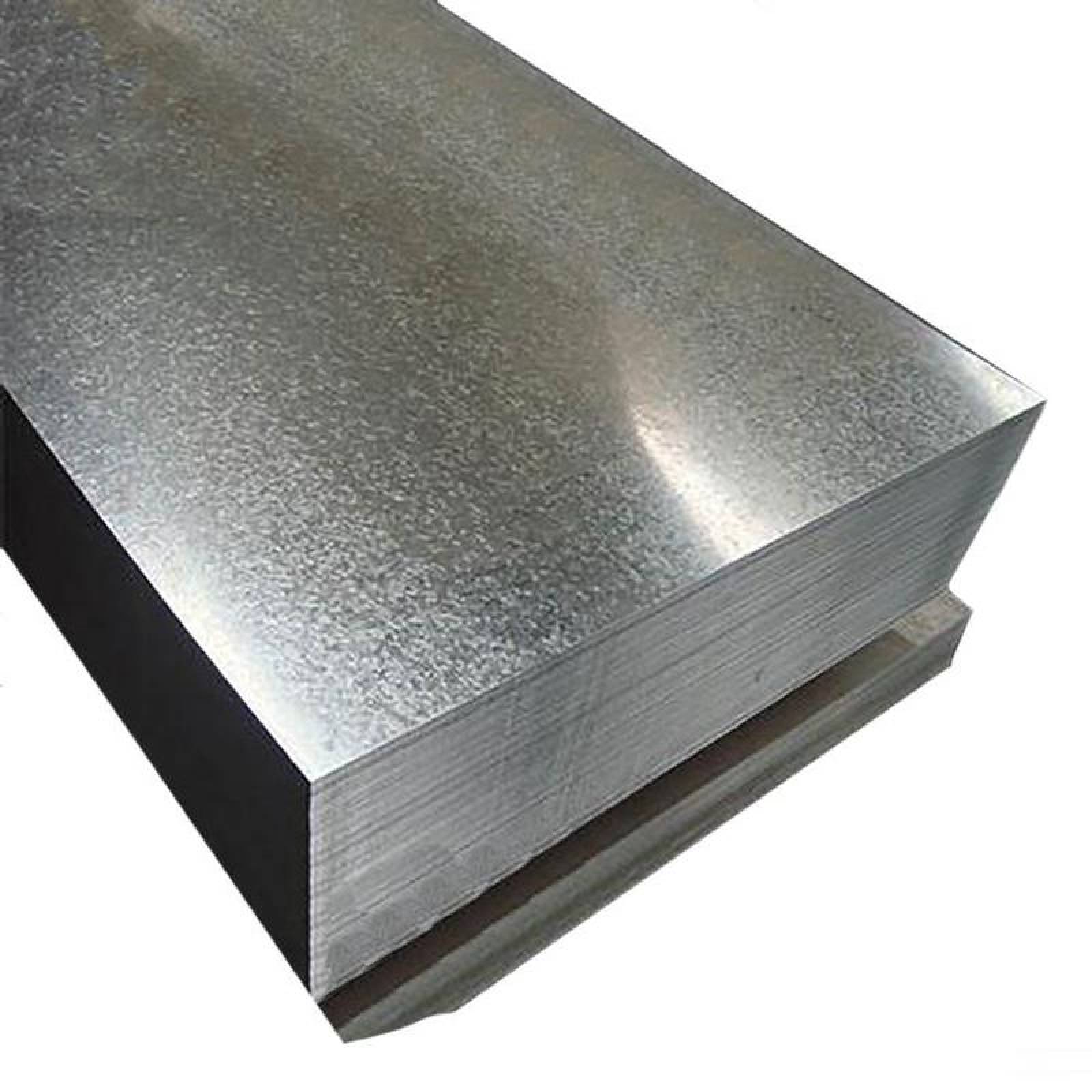Lamina Galvanizada de Maquila MXGAX-019 0,91x4,88m C, 24 Lamina Lisa Material Acero con Acabado Galvanizado Gris Metálico 1Pza, Galvax 3