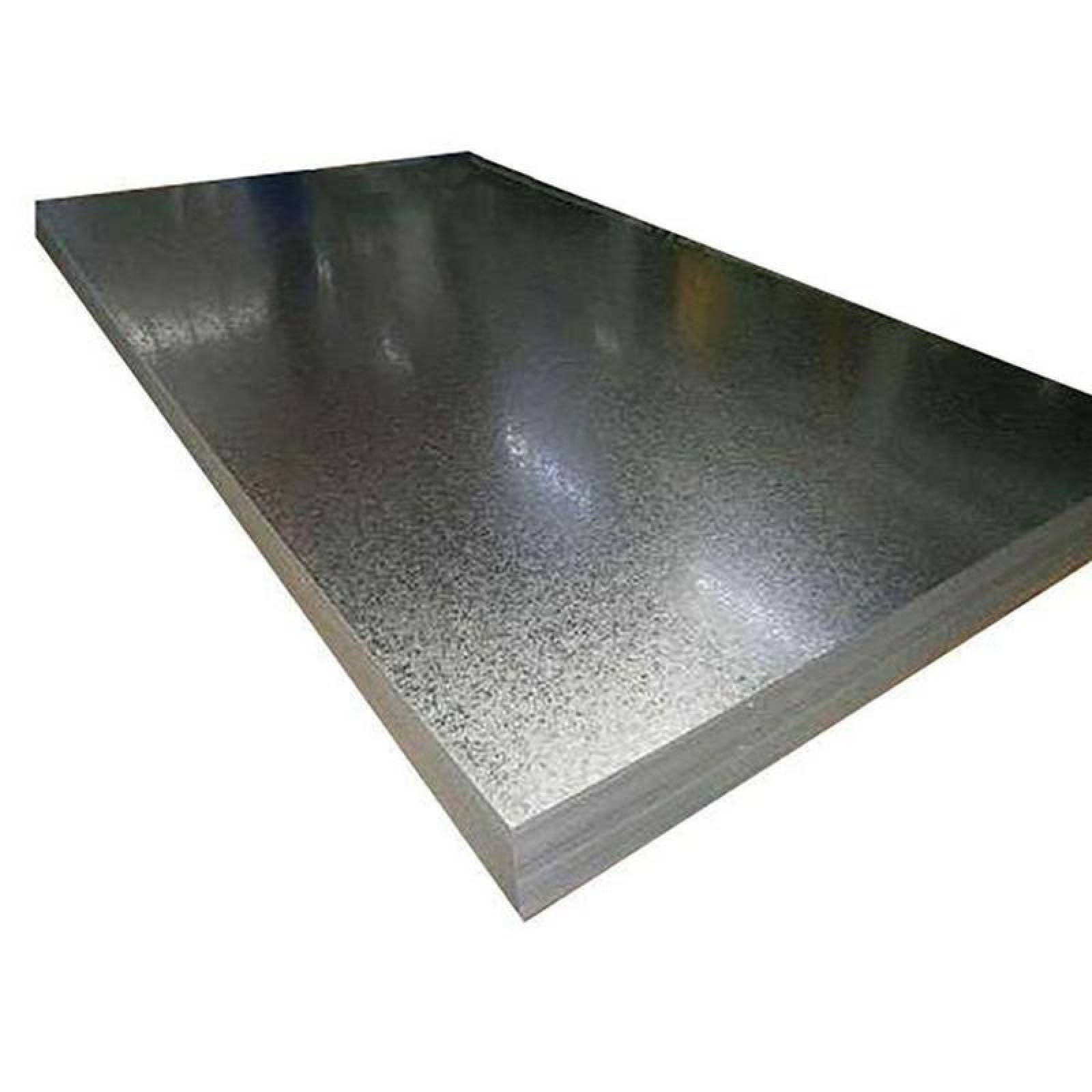Hoja Galvanizada Varios Calibres MXGLZ-002 1,22x2,44m Calibre 20 Lamina Lisa Material Acero con Acabado Galvanizado Gris Metálico Galvax 4