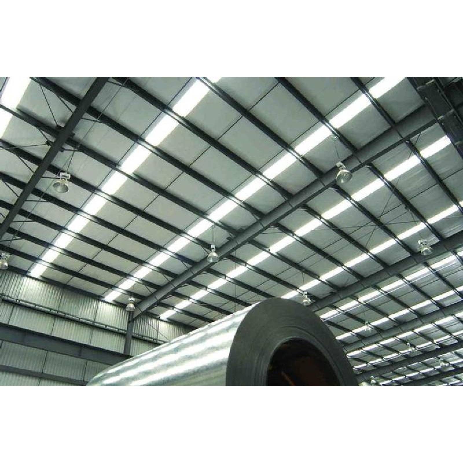 Laminado para Techo MultiPanel MXGAT-003-2 0,98x3,66m Espesor 1,2mm Perfil Glamet Material Acrilico Acabado Blanco Peralte 2,4 cm 1Pza Glamet-T-952-Acrilico
