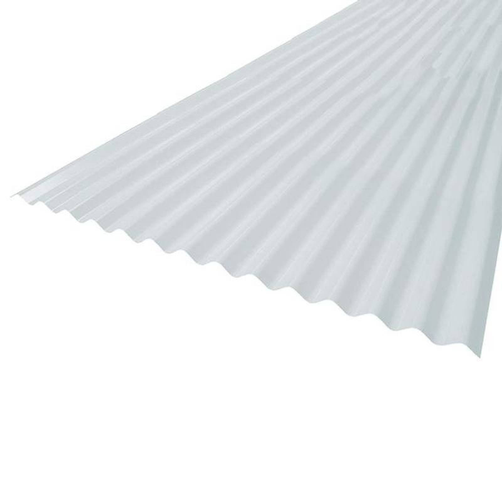 Laminados Traslucidos de Fibra MXLOT-015 0,74x2,44m Espesor 1,2mm Perfil O-30 Material Acrilico Acabado Blanco Peralte 1,90 cm 1Pza ProLight-O-30-T-60