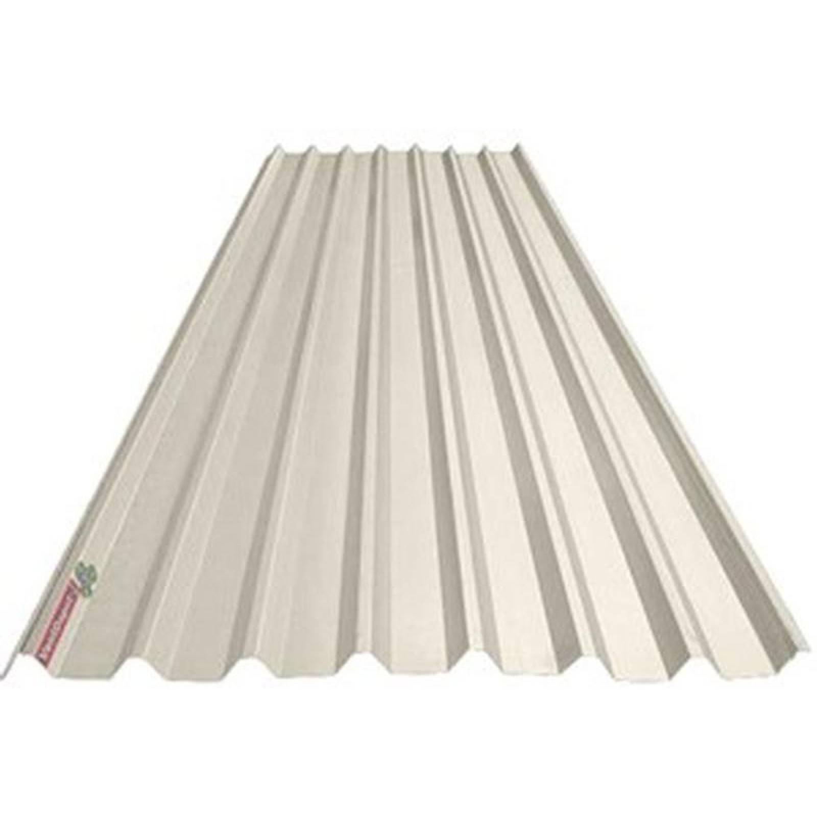 Hoja de Lamina Traslucida MXRTI-003 1,01x3,05m Espesor 1,2 mm Perfil R-101 Material PoliAcril Acabado Blanco Peralte 2,4 cm 1Pza ProLight-R-101-T-81-T-18