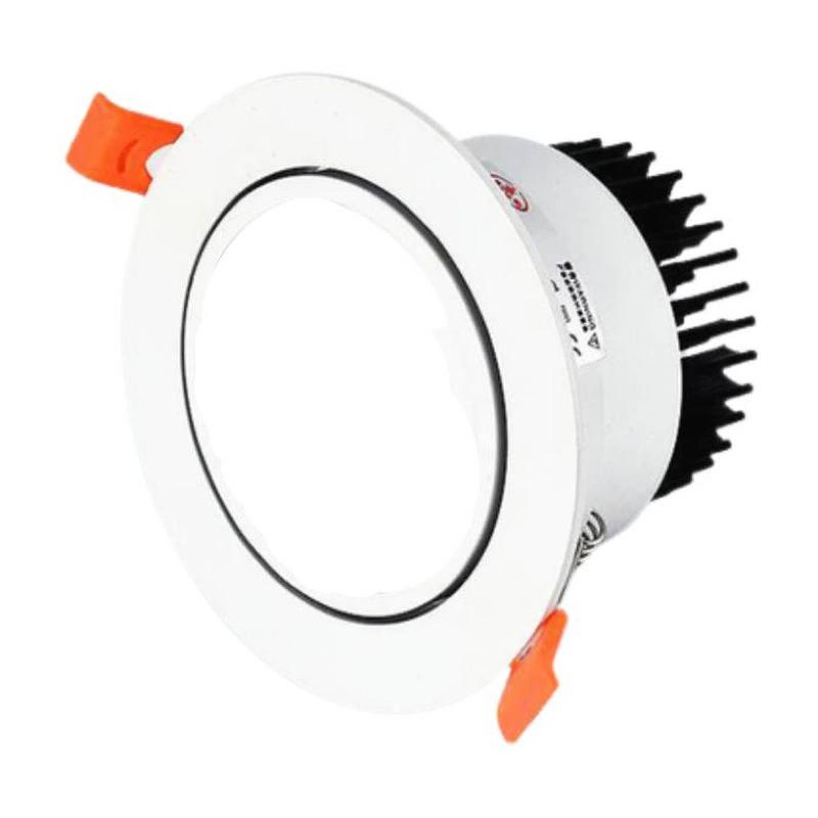 Luz LED para Iluminación Industrial MXLMW-007-1 2 pzas 110lm 6500K 7W Blanco Frío Apertura 60 42 IP Aluminio Blanco, LampWhite