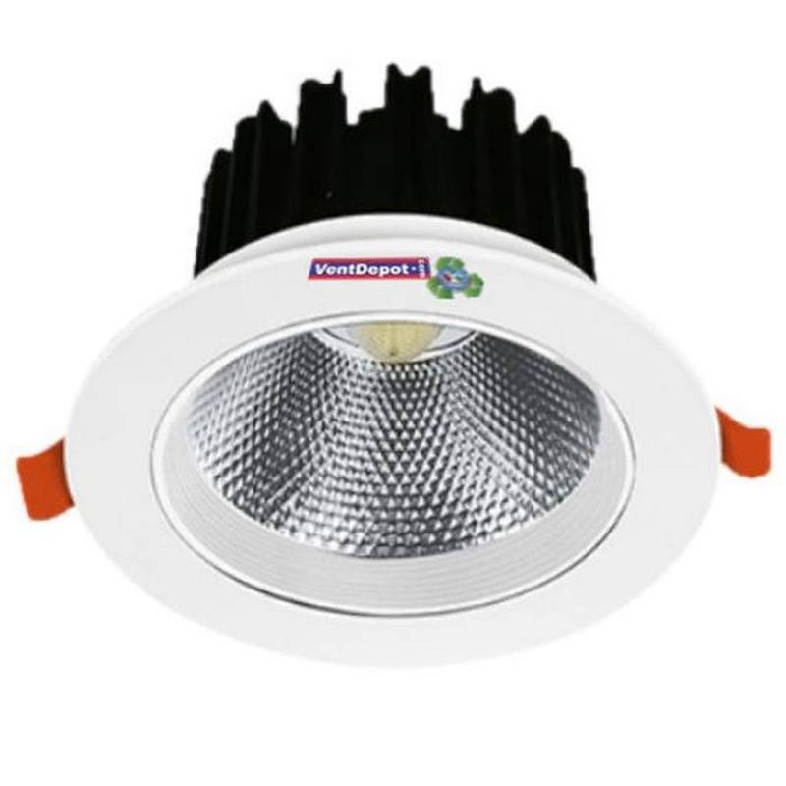 Plafón LED para Sobreponer MXWIL-022 10 pzas 900lm 3000K 12W Blanco Cálido Apertura 24 20 IP Aluminio Blanco, White Ligth