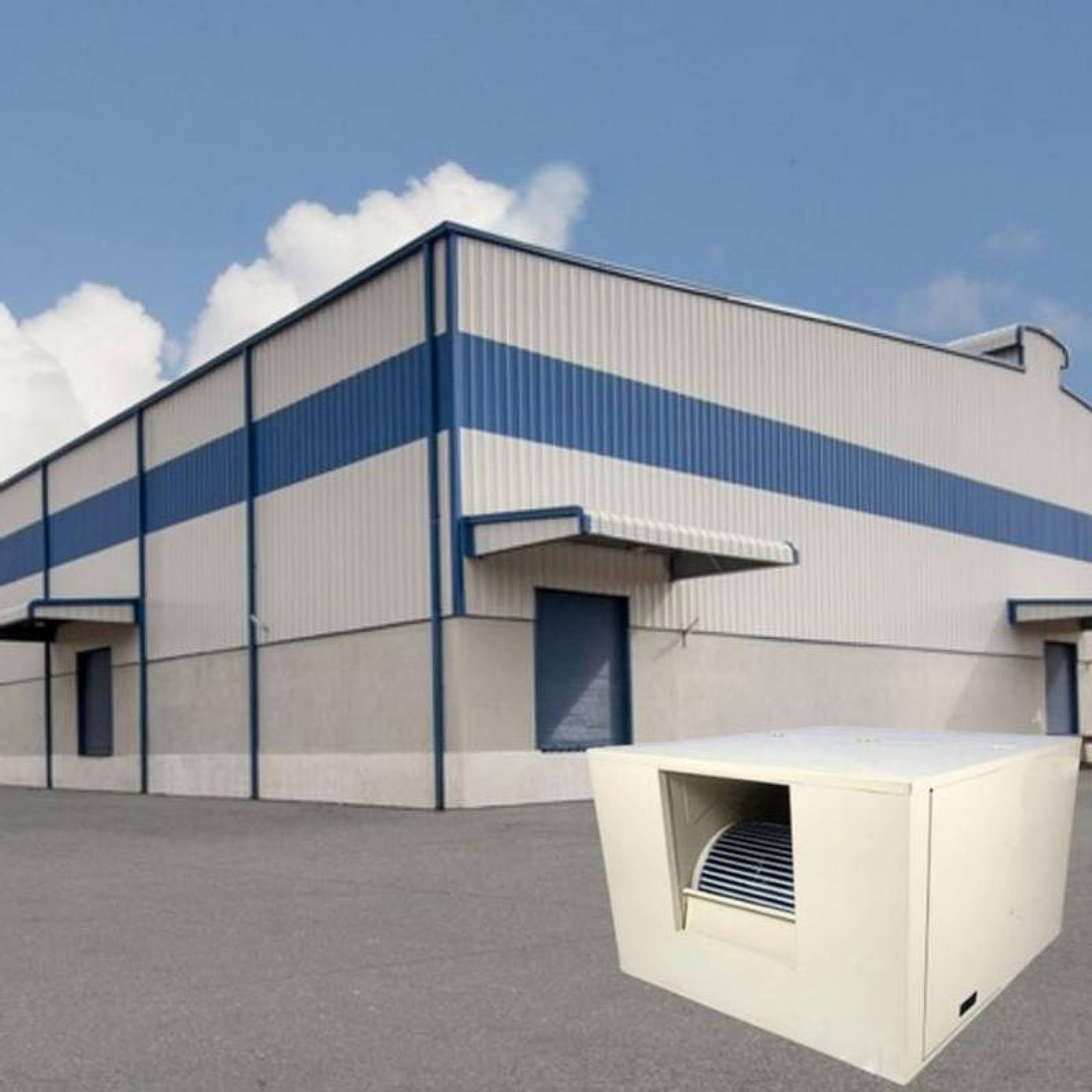 Aires Evaporativos Empotrables MXVPL-001-1 3900 PCM 127V 8,5 A 12 CF 1 HP Cubrimiento 80m2 Descarga Vertical Inferior, VapoPull