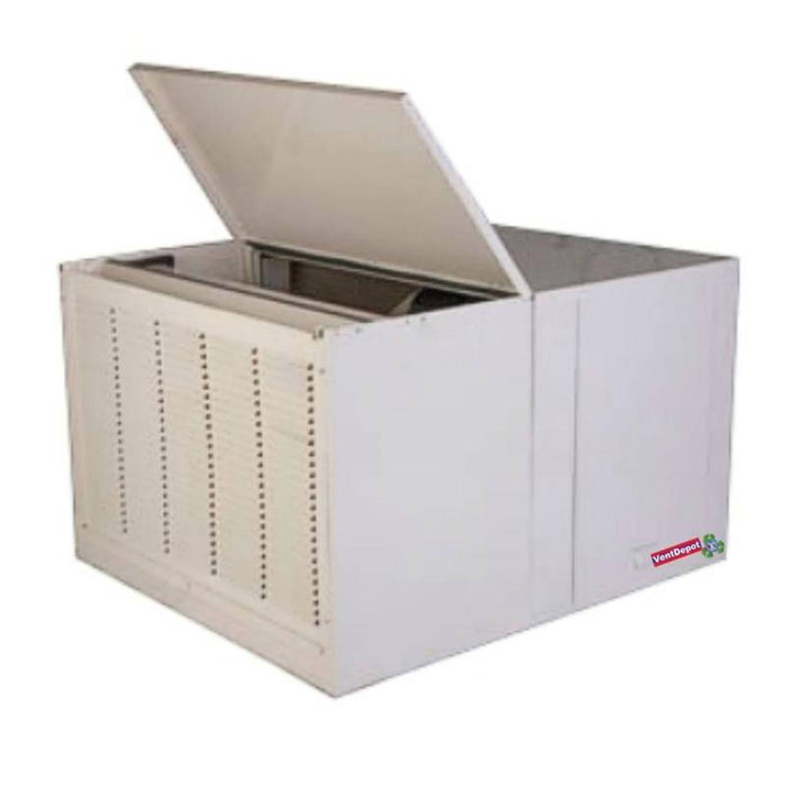 Aire Lavado de Muro para Bodegas MXVPL-004-3 3900 PCM 127V 8,5 A 12 CF 1 HP Cubrimiento 80m2 Descarga Horizontal, VapoPull
