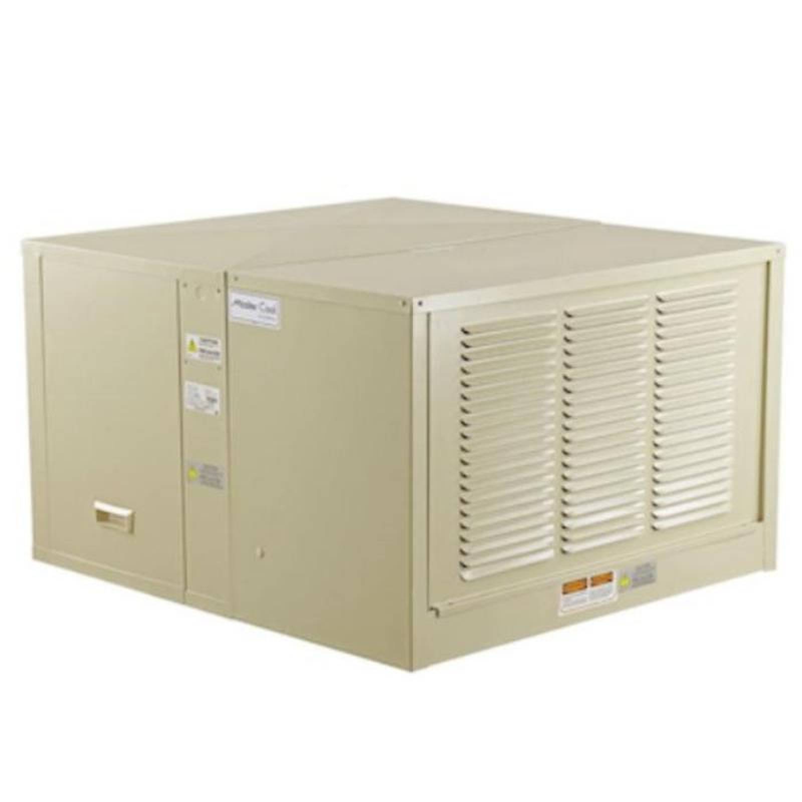 Enfriamiento Evaporativo de Calidad MXVPL-006-2 6900 PCM 127V 12,7 A 1 CF 1 HP Cubrimiento 80m2 Descarga Horizontal, VapoPull