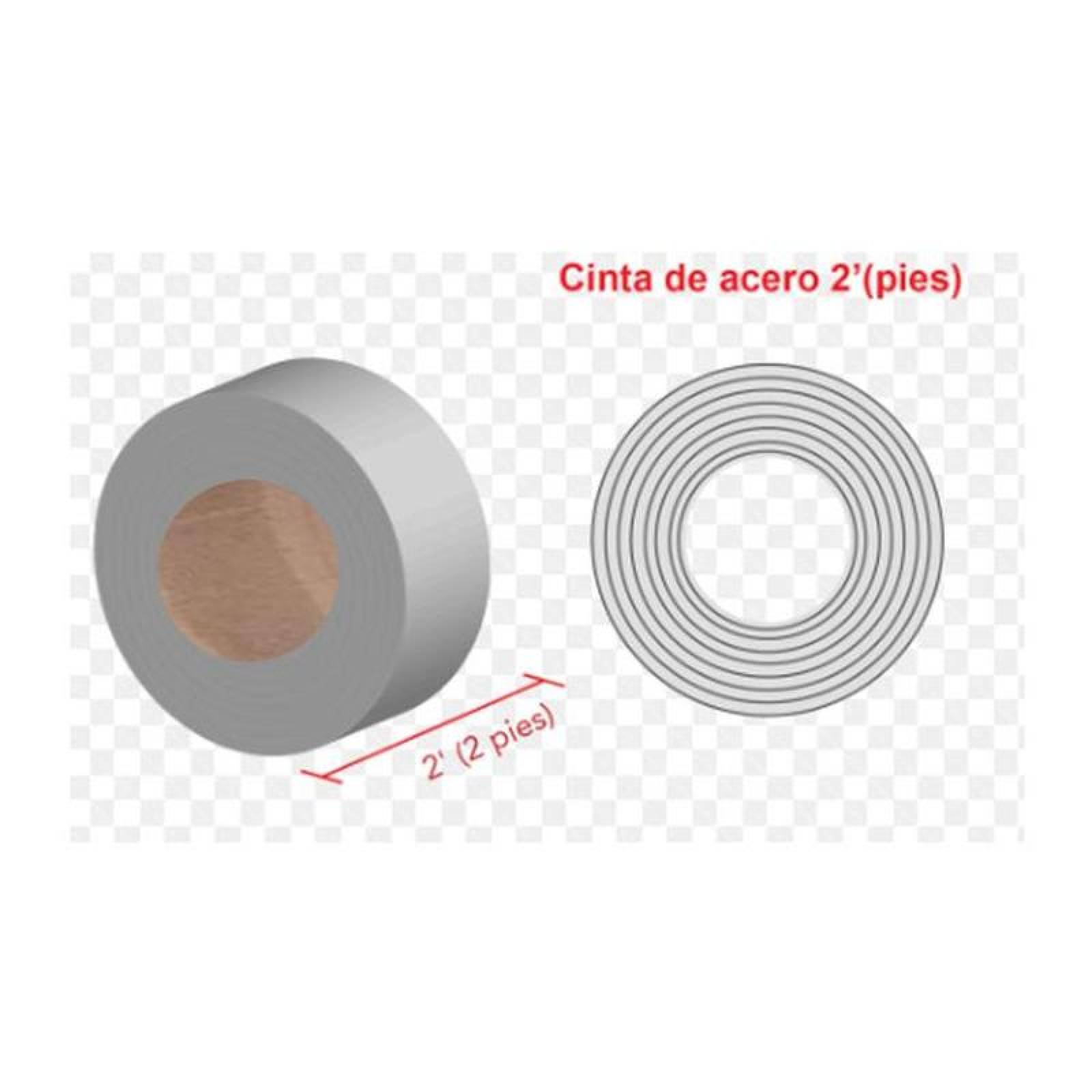 Laminas en Cinta Galvanizada MXGLC-015 Calibre 24 3T Ancho 0,61m Aprox, 1477 m Acero Galvanizado Gris Metálico Se Surten en 2 ó más Rollos, GalvaxCint