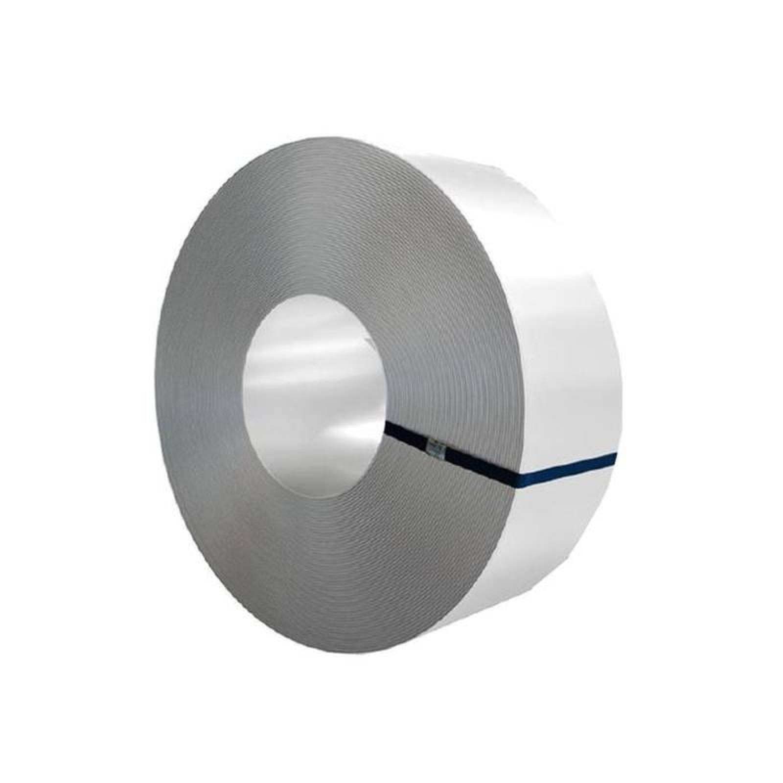 Lamina de Cinta Color Blanco MXPII-023 Calibre 26 2T Ancho 0,61m Aprox, 569m Acero con Acabado Pintro Blanco Ostión Se Surten en 2 ó más Rollos, PintroCint