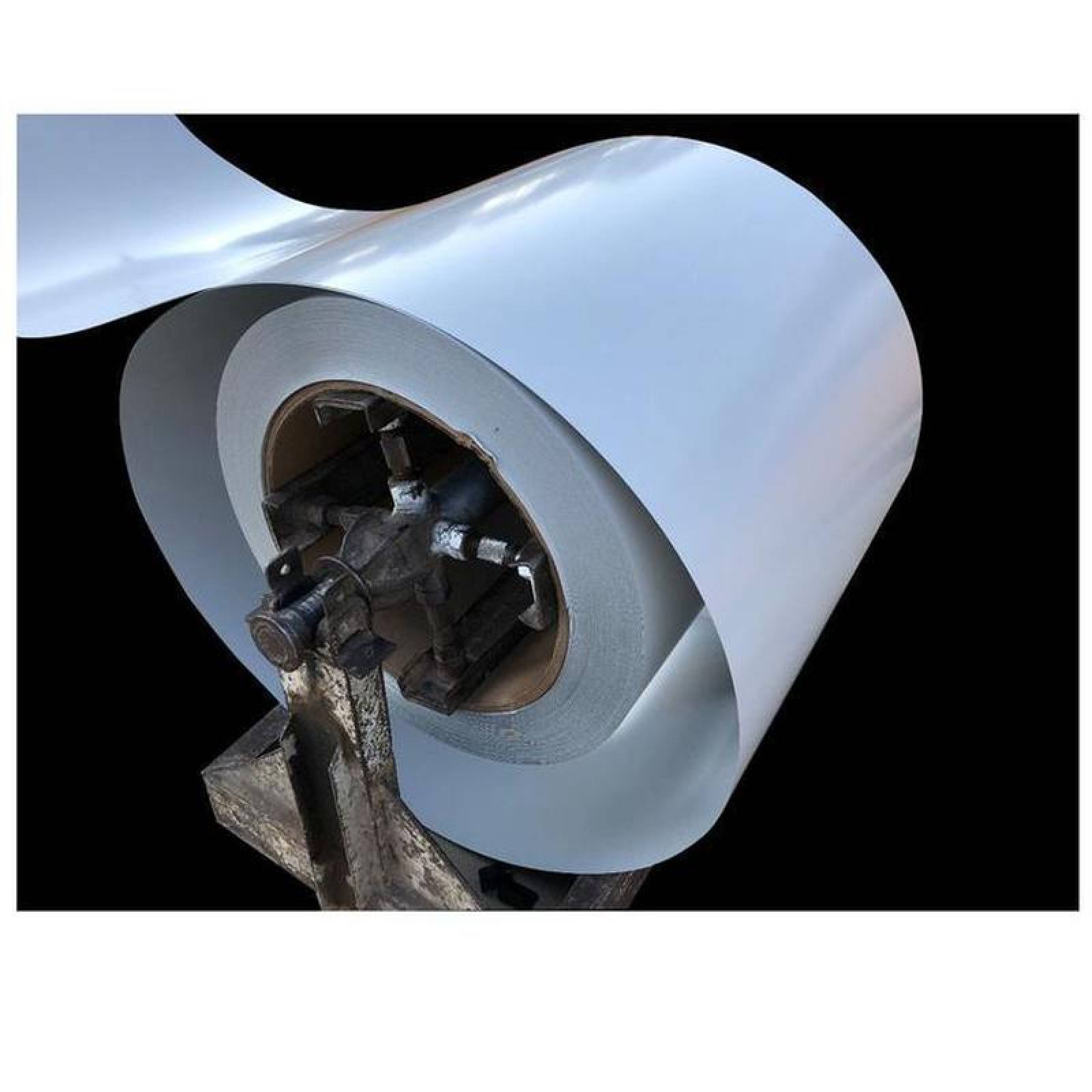 Lamina en Rollo Pintro MXPIF-021 Calibre 24 1T Ancho 0,91m Aprox, 246m Acero con Acabado Pintro Blanco Ostión, PintroRoll-3