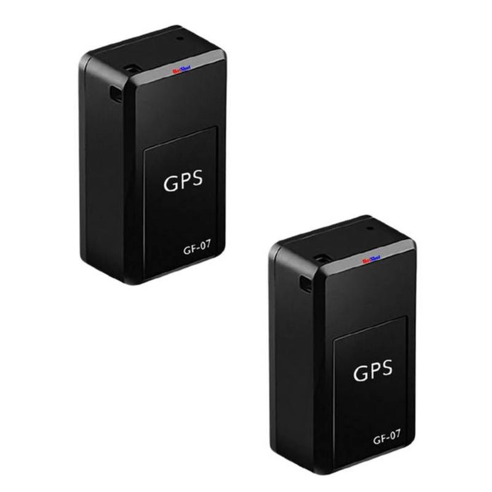 Mini GPS localizador Tempo Real MXGSM-002-1 2 Pzas Alcance Global Batería CR2032 Plástico Negro Ratreo Google Maps Tarjeta SIM No Incluida, GPSMini