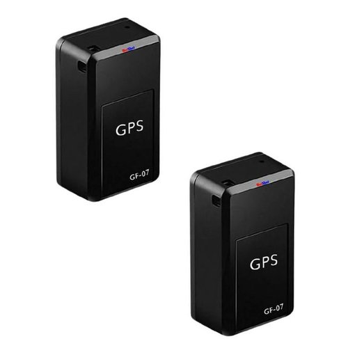Mini GPS localizador Tempo Real MXGSM-002-1 2 Pzas Alcance Global Batería  CR2032 Plástico Negro