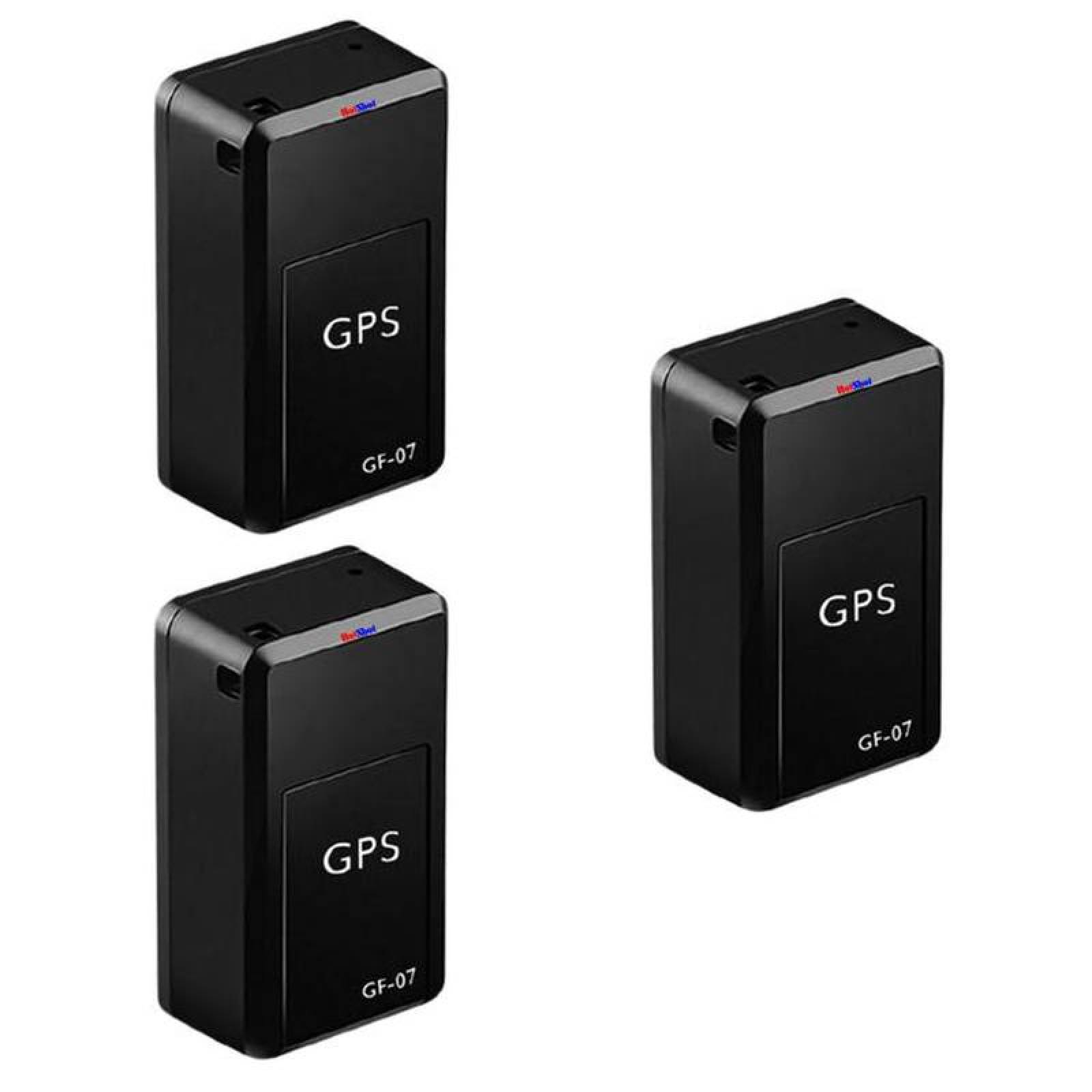 Localizador GPS Satelital Global MXGSM-003-1 3 Pzas Alcance Global Batería CR2032 Plástico Negro Ratreo Google Maps Tarjeta SIM No Incluida, GPSMini