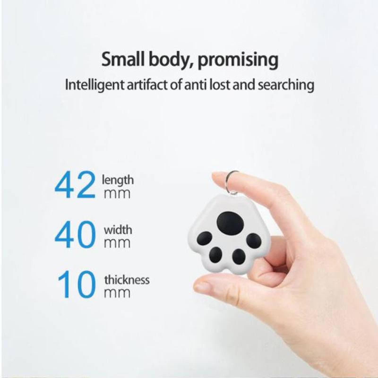 Dispositivo GPS para Gatos MXKPE-025 5 Pzs Alcance 20m Bateria CR2032 Plástico Negro, PetTrack