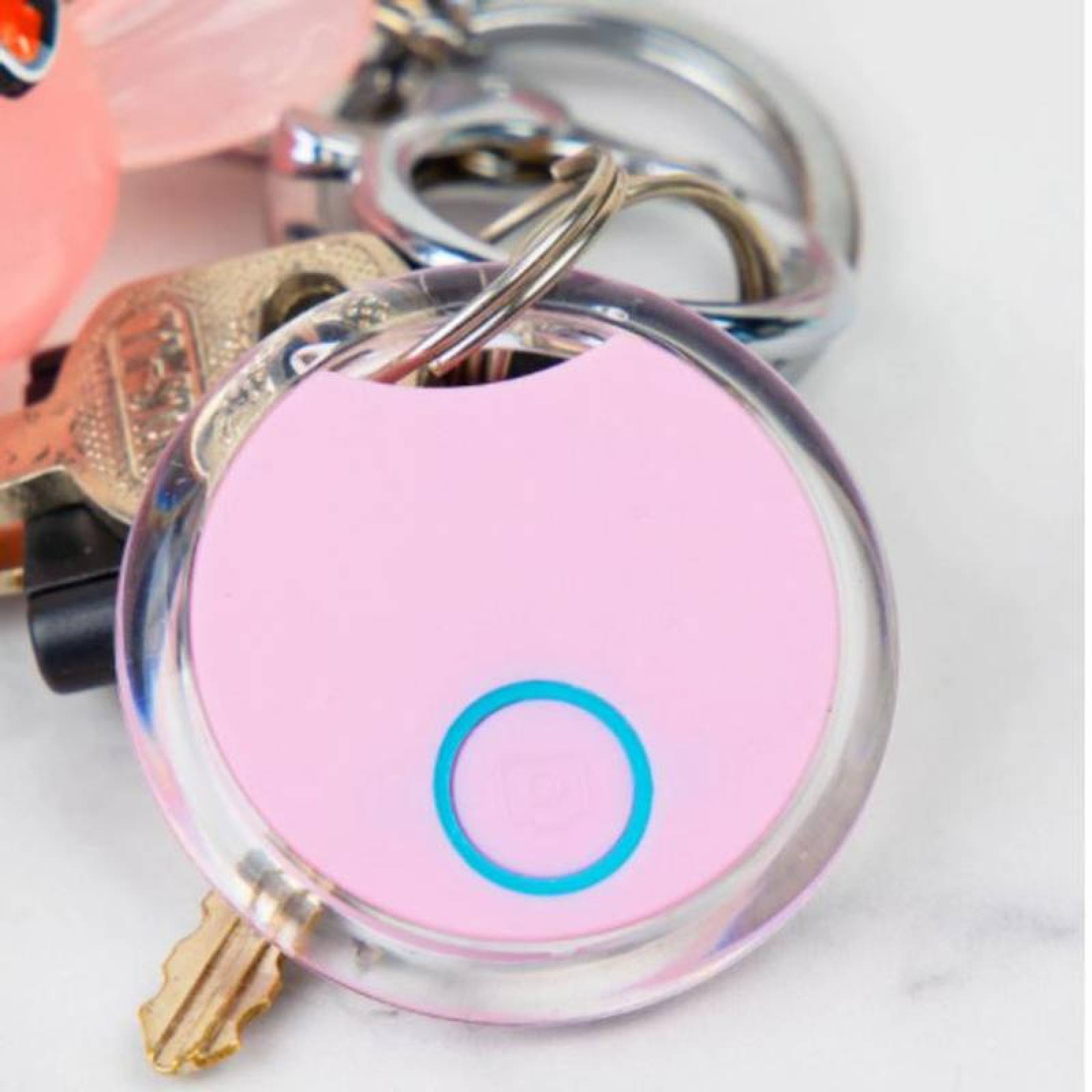 GPS Mini Localizador para Carros MXPKT-007 2 pzas Alcance 30m a 50m Batería CR2025 Plástico Rosa, TrackXPro
