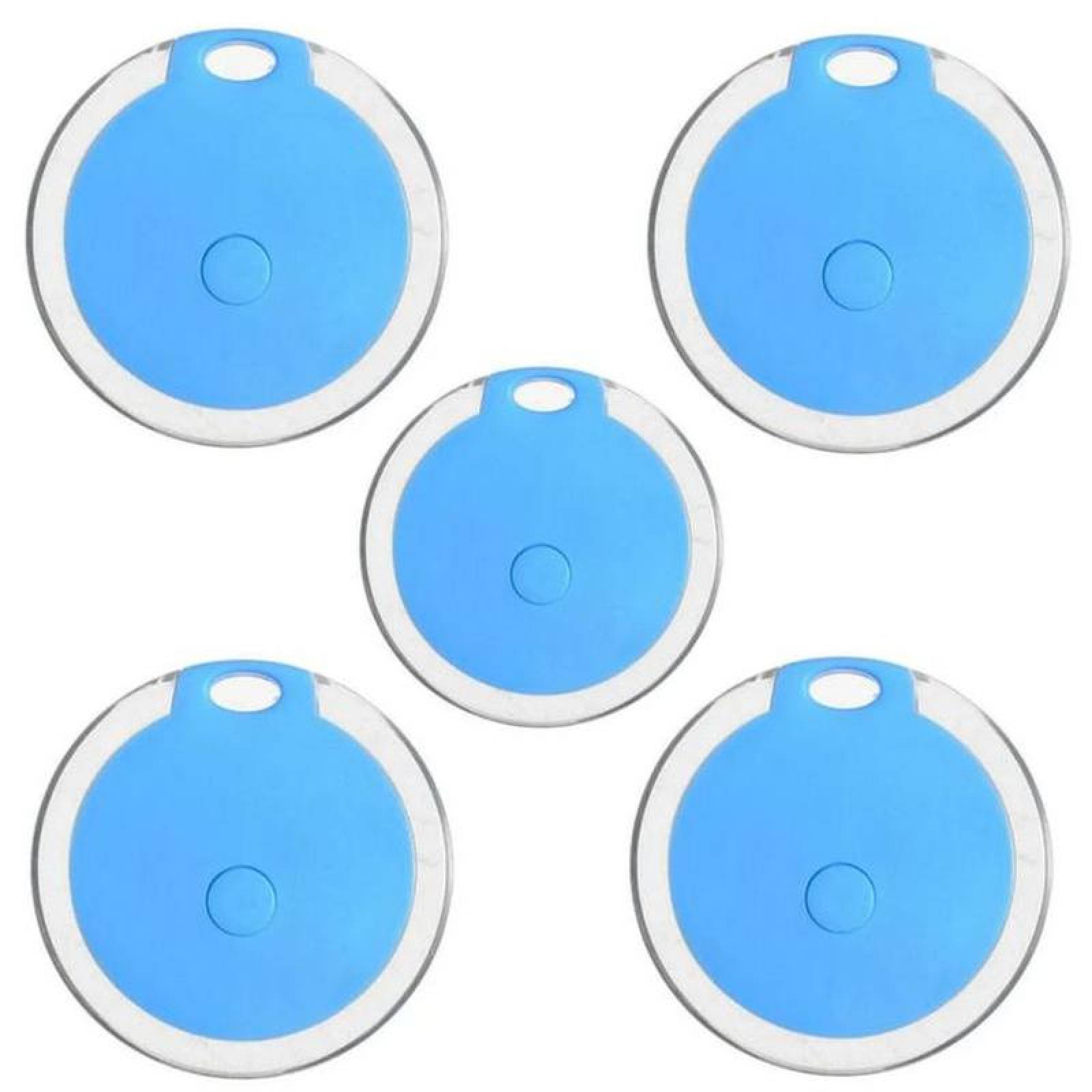 Tracker GPS para Maletas Bluetooth MXTXR-010 5 Pzas Alcance 20m Batería CR2032 ABS Azul, TraxColor