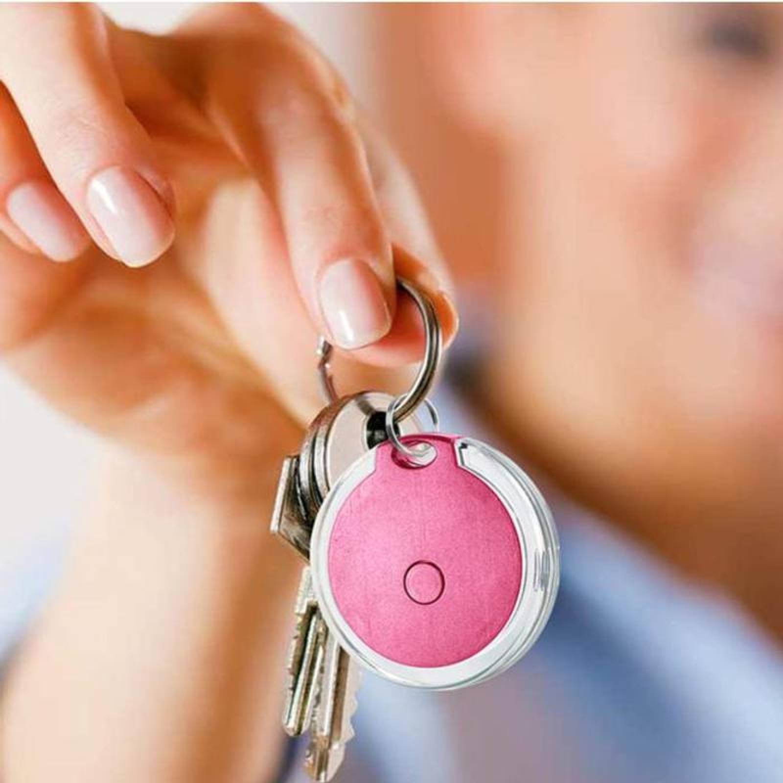 Rastreador GPS para Carteras MXTXR-015 5 Pzas Alcance 20m Batería CR2032 ABS Rosa, TraxColor