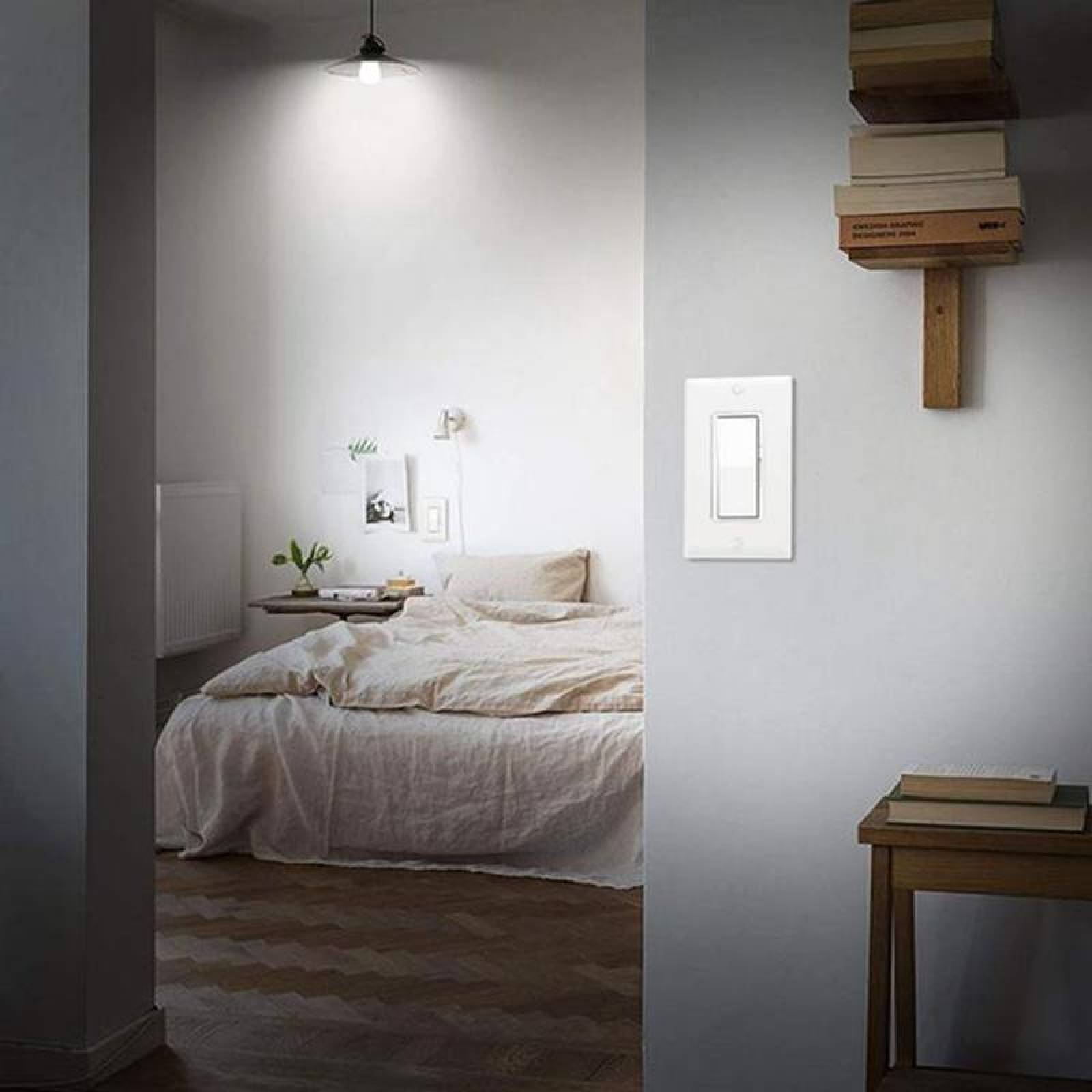 Apagadores Modernos Dimmer MXDGT-001-12 Atenuador Vertical 120V 60Hz LED 200W Incandescentes 600W Conexión Unipolar o 3 Vías, DimLight