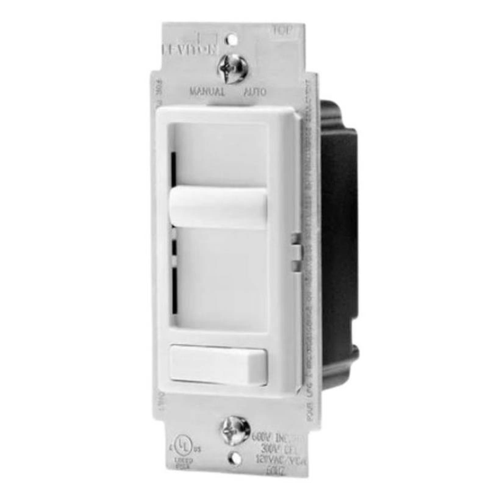 Apagadores Modernos Dimmer MXDMD-001-18 Atenuador Vertical 120V 60Hz LED 200W Incandescentes 600W Conexión Unipolar o 3 Vías, DimLed