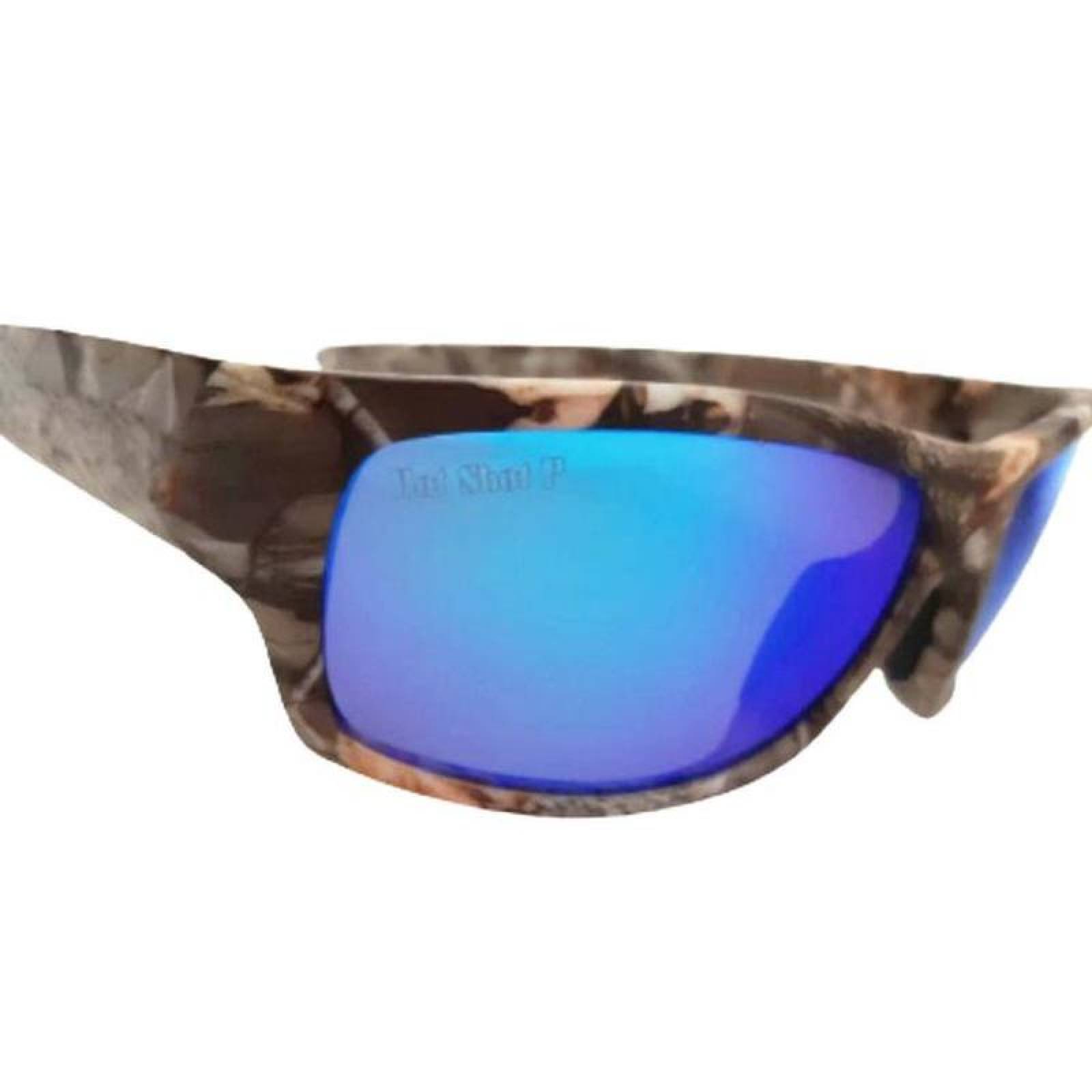 Lentes Camuflados Negros MXCFM-001-5 Blue Lens Camuflaje Flotan en el Agua Polarizados Protección UV400, CamoFloat