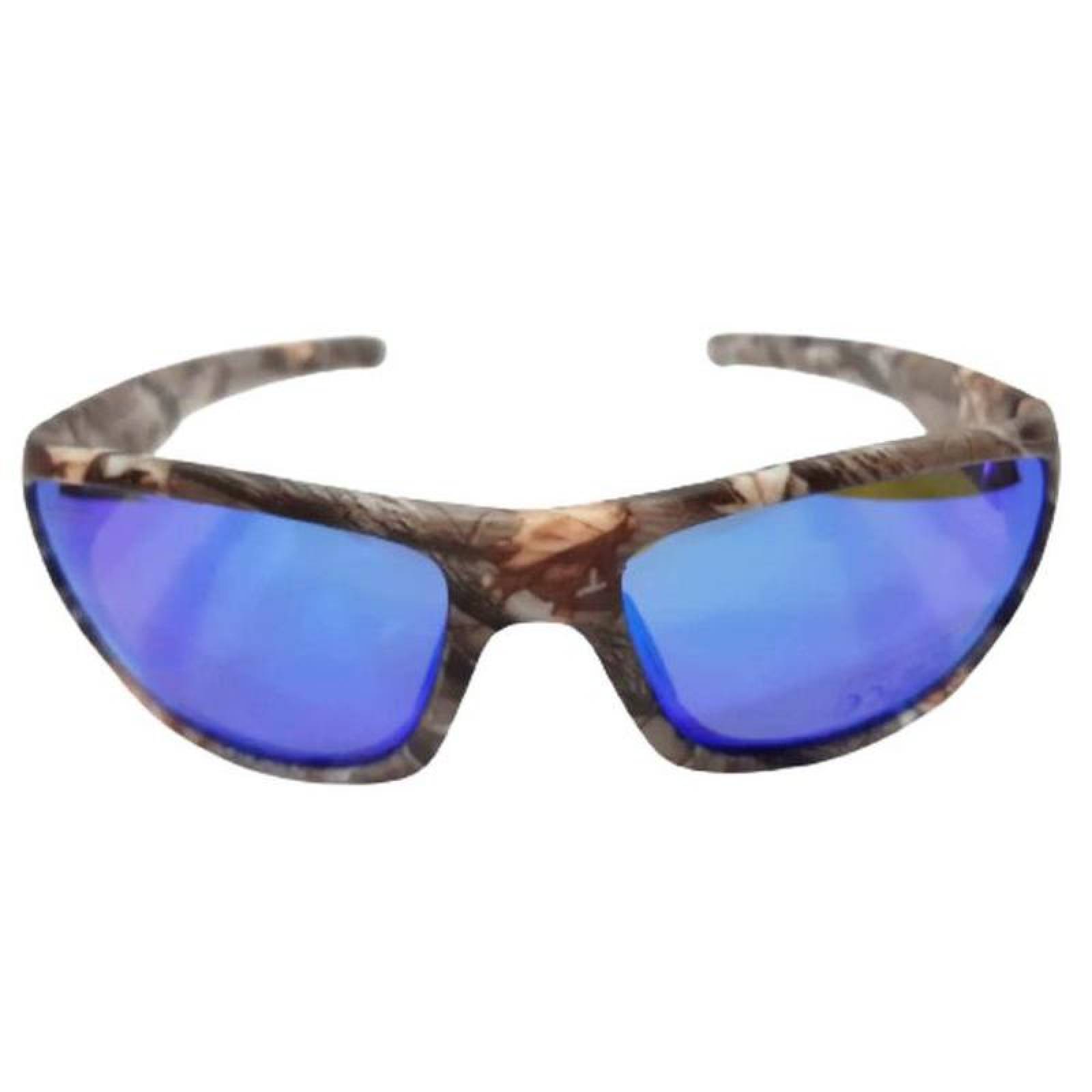 Lentes Camuflados Negros MXCFM-001-5 Blue Lens Camuflaje Flotan en el Agua Polarizados Protección UV400, CamoFloat