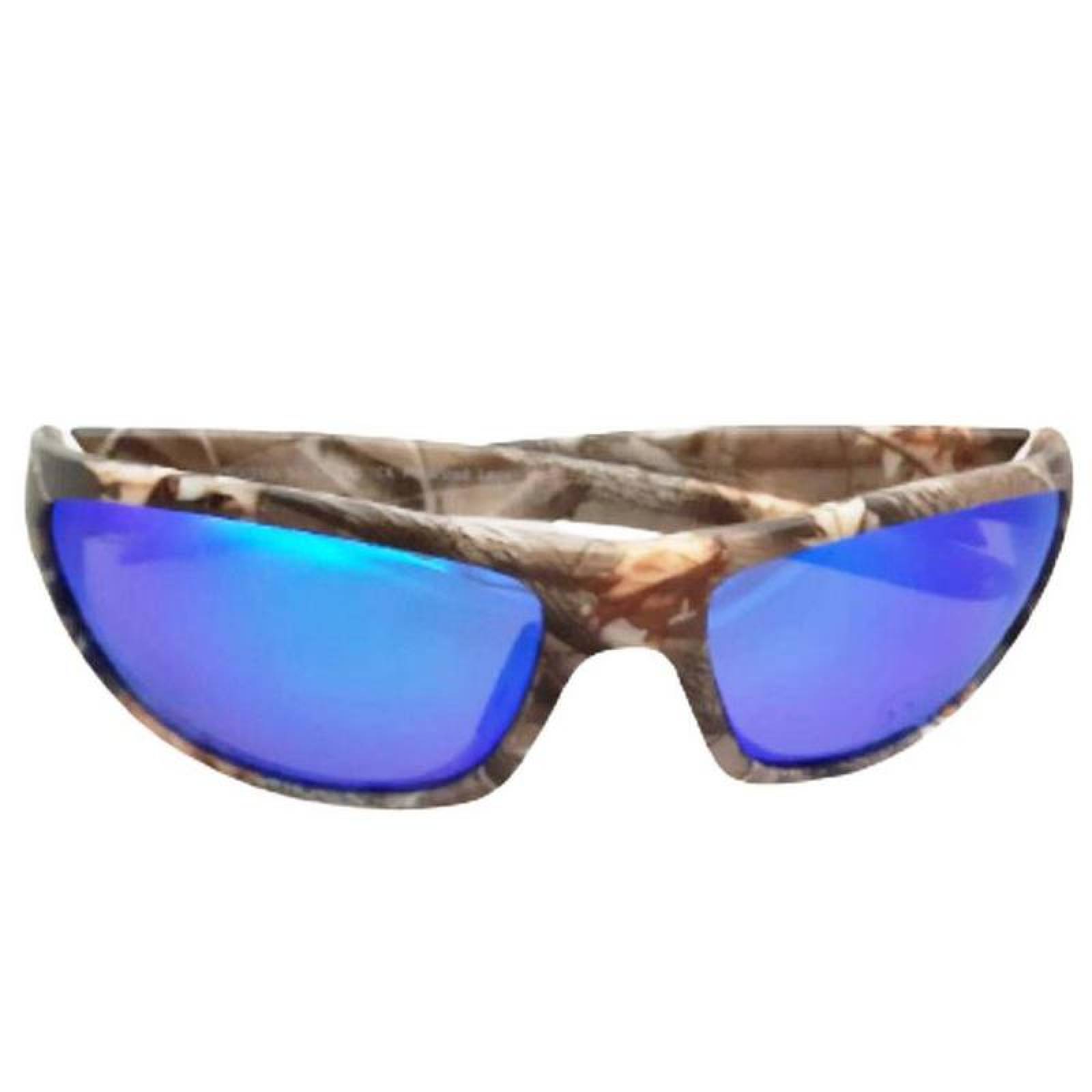 Lentes Camuflados Negros MXCFM-001-5 Blue Lens Camuflaje Flotan en el Agua Polarizados Protección UV400, CamoFloat