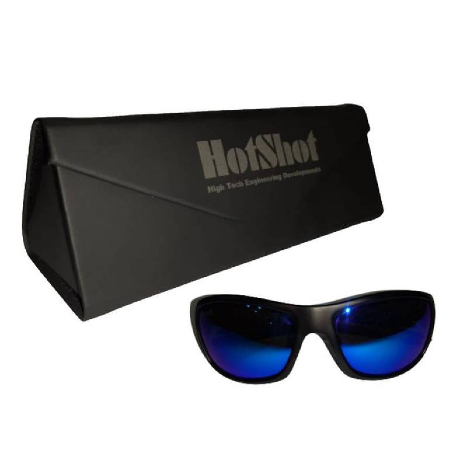 Lentes para ir a Caza MXSEU-001-6 Blue Lens Black Frame Flotan en el Agua Polarizados Protección UV400, SnipeSurf