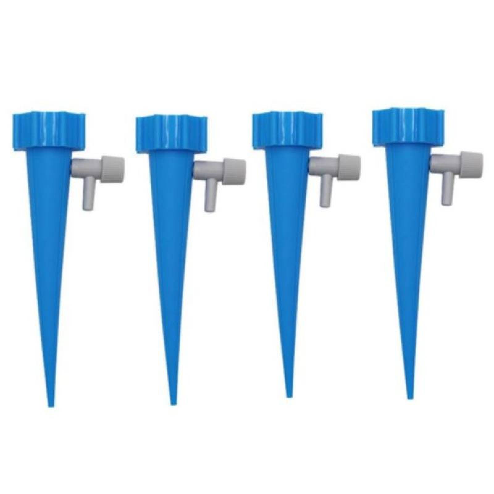 Dispositivos de Riego Inteligente MXH2O-004 4 pzas Azul Diámetro de la Rosca 27mm Plástico Sistema de Riego por Goteo, H2OSys