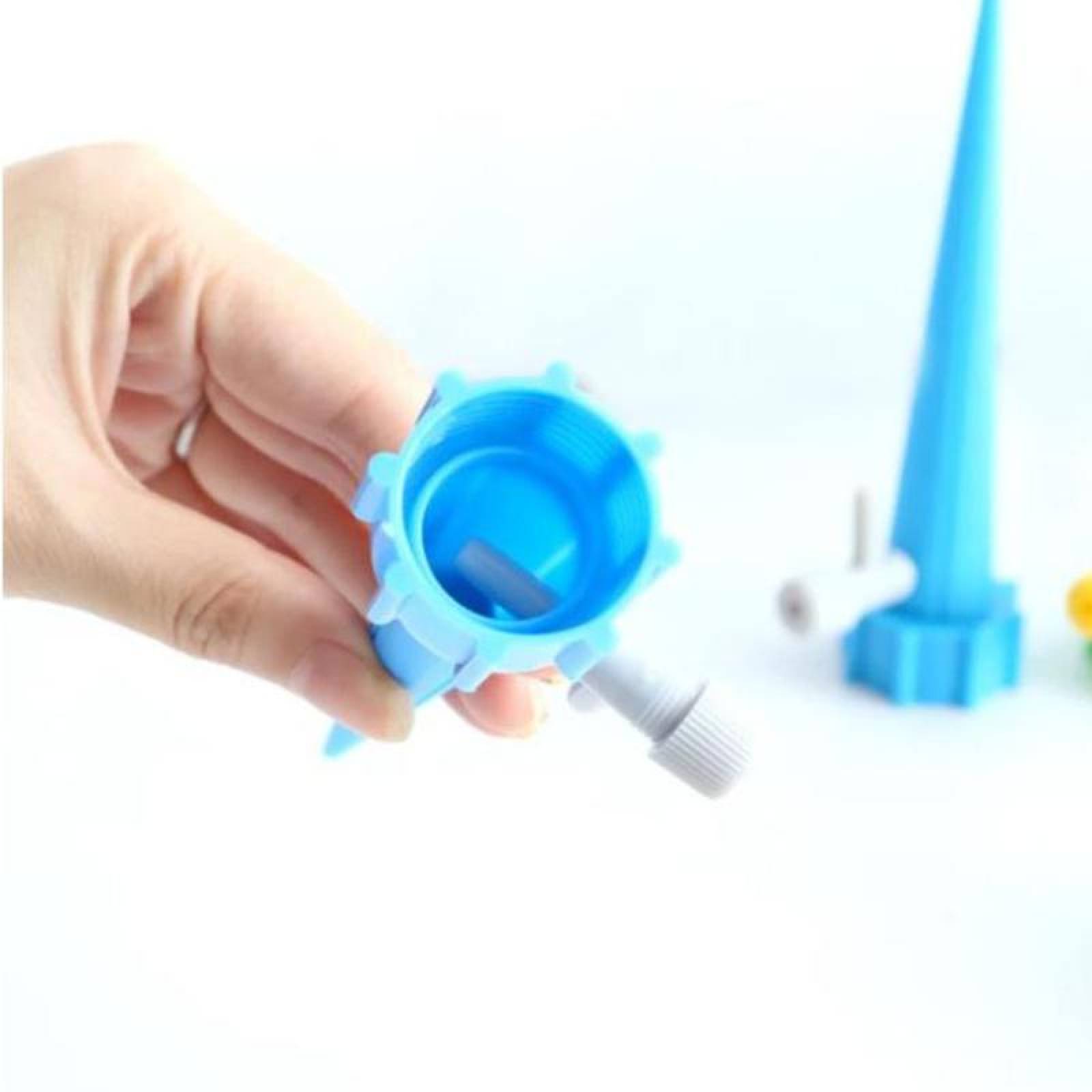 Dispositivo de Riego para Botella MXH2O-005 5 pzas Azul Diámetro de la Rosca 27mm Plástico Sistema de Riego por Goteo, H2OSys