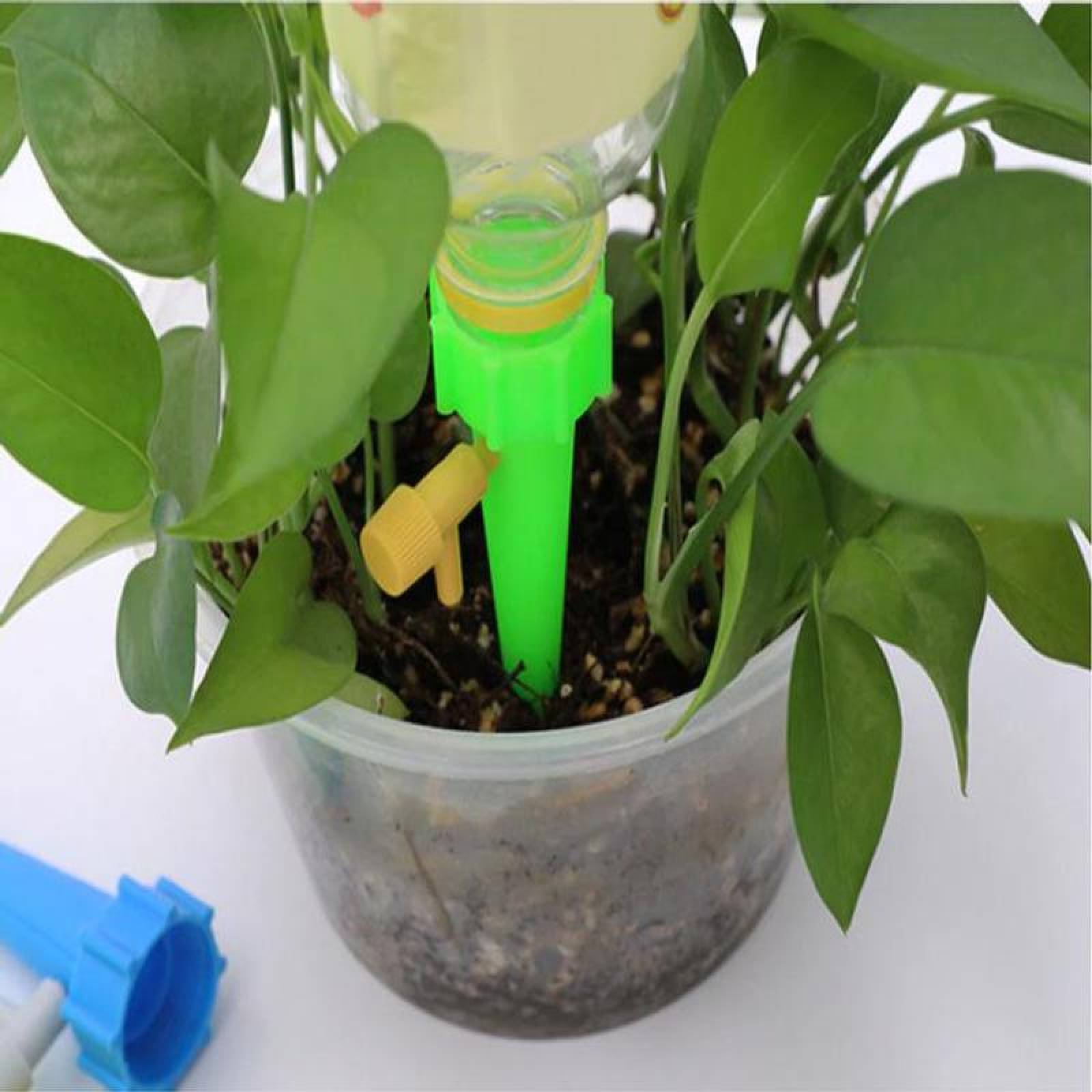 Sistema Automático de Riego MXH2O-011 2 pzas Verde Diámetro de la Rosca 27mm Plástico Sistema de Riego por Goteo, H2OSys