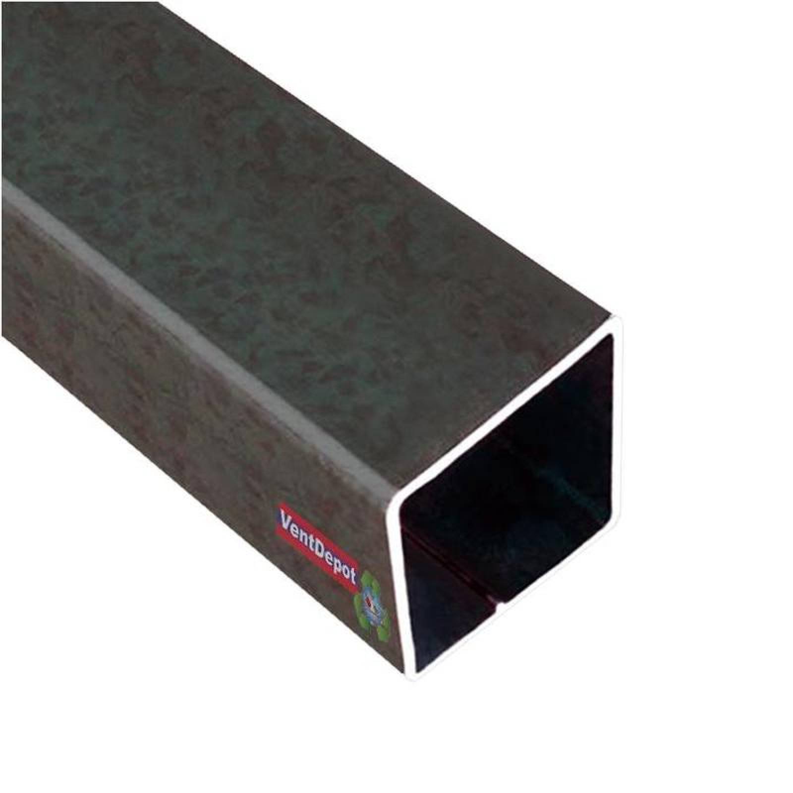 Tubo Comercial para Construccion MXGVB-008 1 x 1" 6m C, 18 Tubular Acero Bajo Carbón 1008, QuadTub