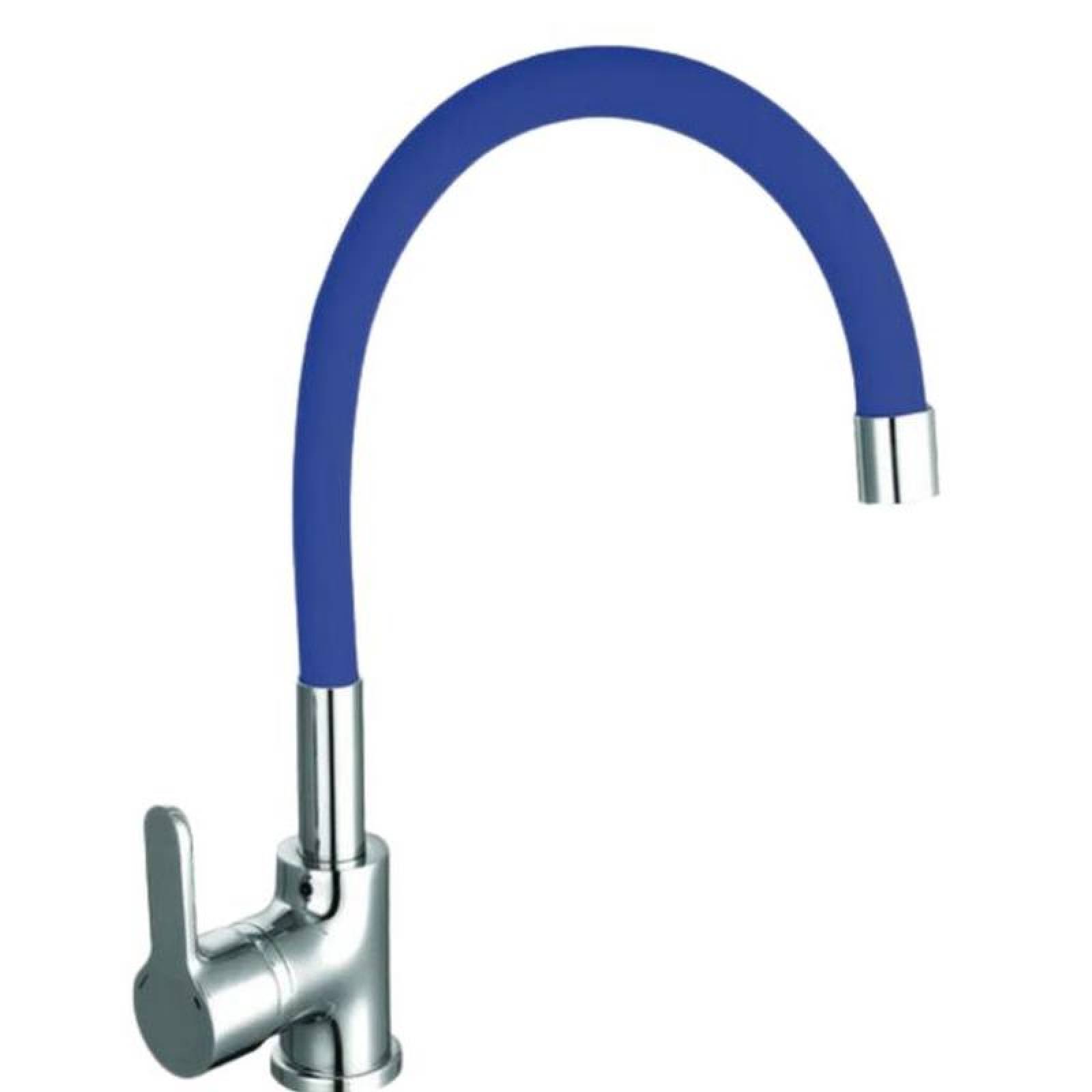 Llave de Agua Cocinas MXKYS-003-1 AzulManual Manguera 50cm FríoCalientetubo O 19mm, KitSili