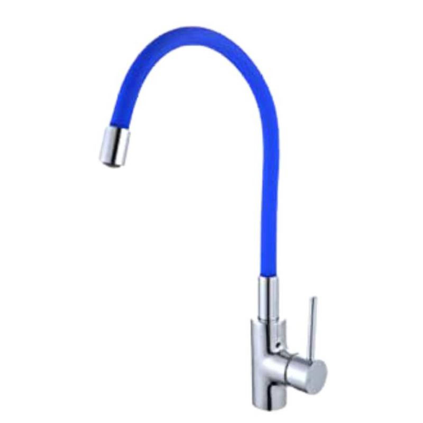 Llave de Agua Cocinas MXKYS-003-1 AzulManual Manguera 50cm FríoCalientetubo O 19mm, KitSili