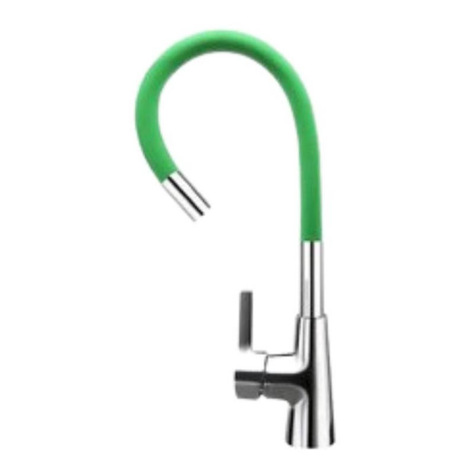 Llaves para Cocina Moderna MXKYS-004-1 VerdeManual Manguera 50cm FríoCalientetubo O 19mm, KitSili