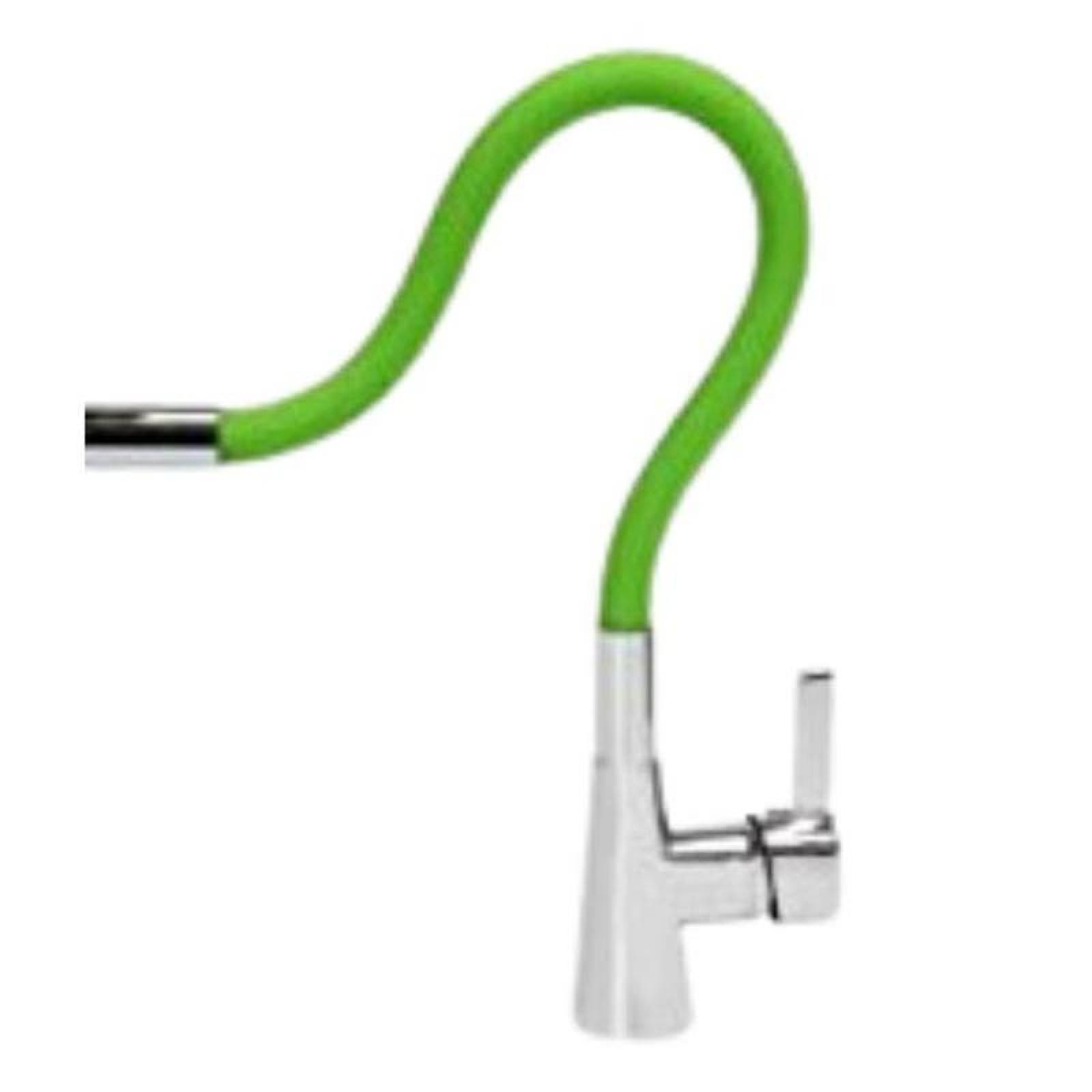 Llaves para Cocina Moderna MXKYS-004-1 VerdeManual Manguera 50cm FríoCalientetubo O 19mm, KitSili