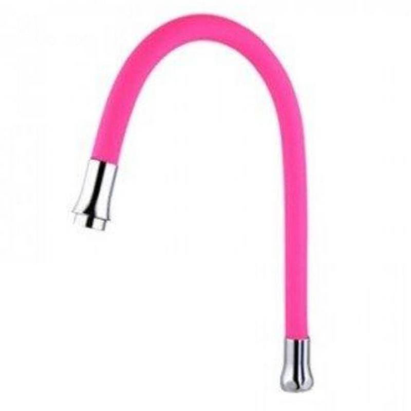 Fregadero con Caño Giratorio MXKYS-008-3 RosaManual Manguera 50cm FríoCalientetubo O 19mm, KitSili