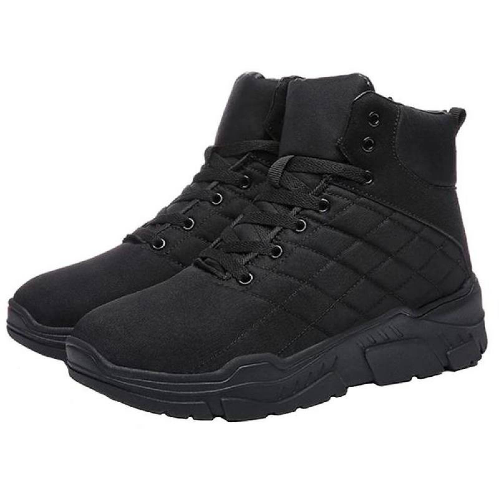 Calzado Botas Calidez Duradero MXCFR-008 Talla 27,5cm MX Negro Plantilla Afelpada Suela RUBBER Agujetas Ultra Ligero Transpirable, CamoPlush