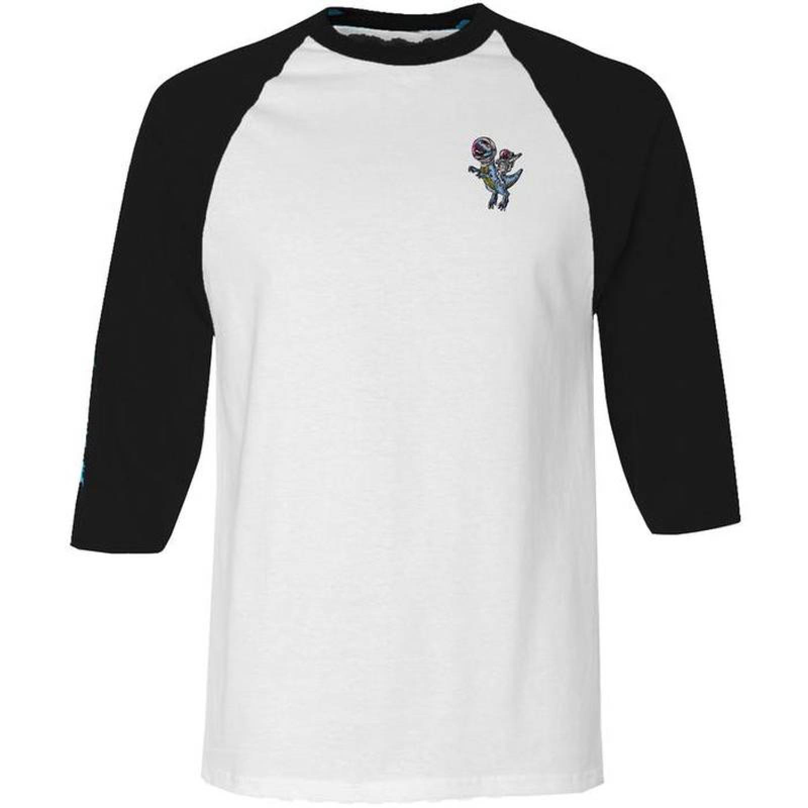 Parches para Playera MXDNI-001-1 1 Parche Tiranosaurio Rex Espacial 7x9cm AzulBlanco Bordado Adhesivo para Planchar, Dinosaur02