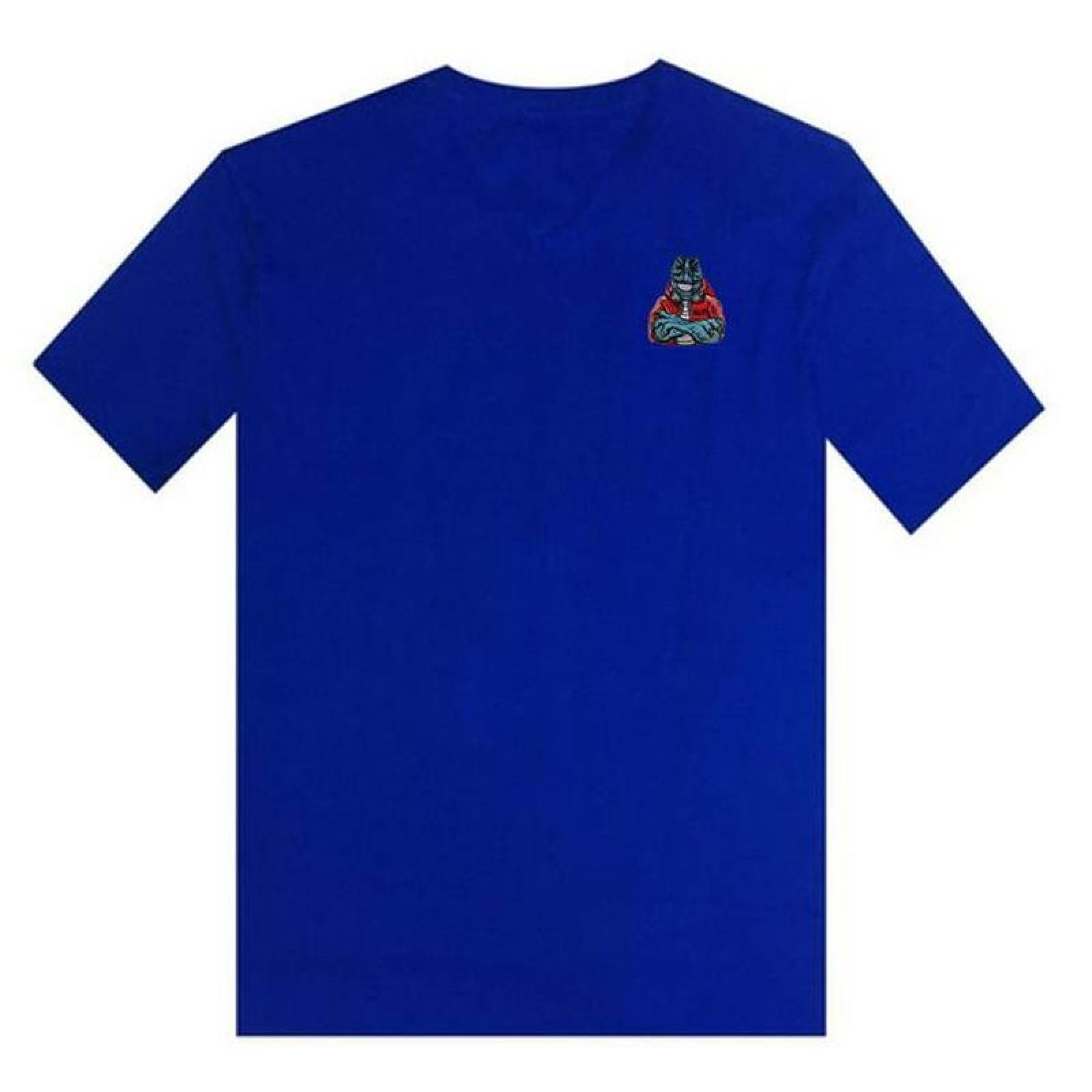 Dinosaurio Parche para Ropa MXDNU-001-6 1 Parche Reptil Prehistórico 7x8cm AzulRojo Bordado Adhesivo para Planchar, Dinosaur03