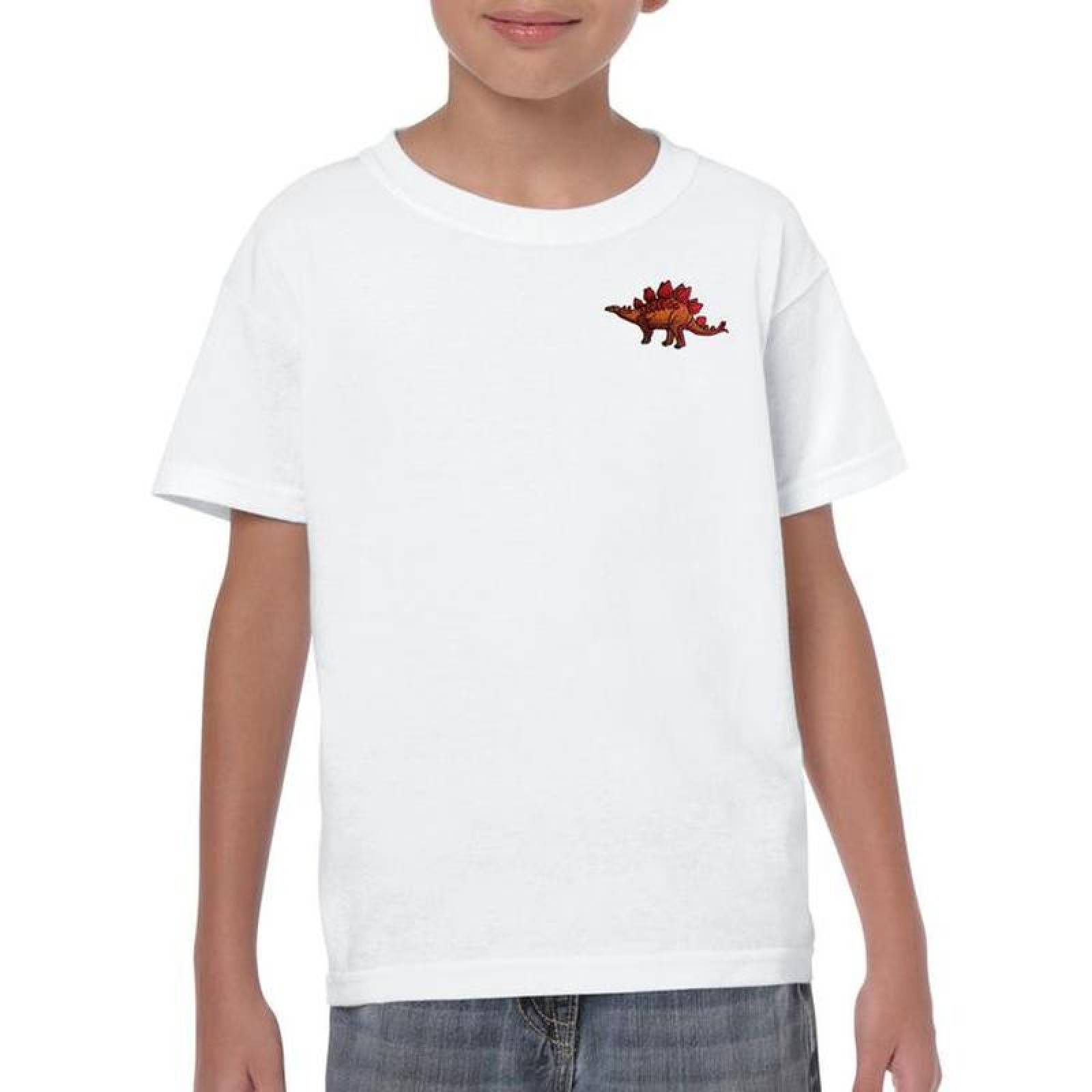 Parches para Suéter MXDOA-003-1 3 Parches Stegosaurus 10x9cm CaféNaranja Bordado Adhesivo para Planchar, Dinosaur10