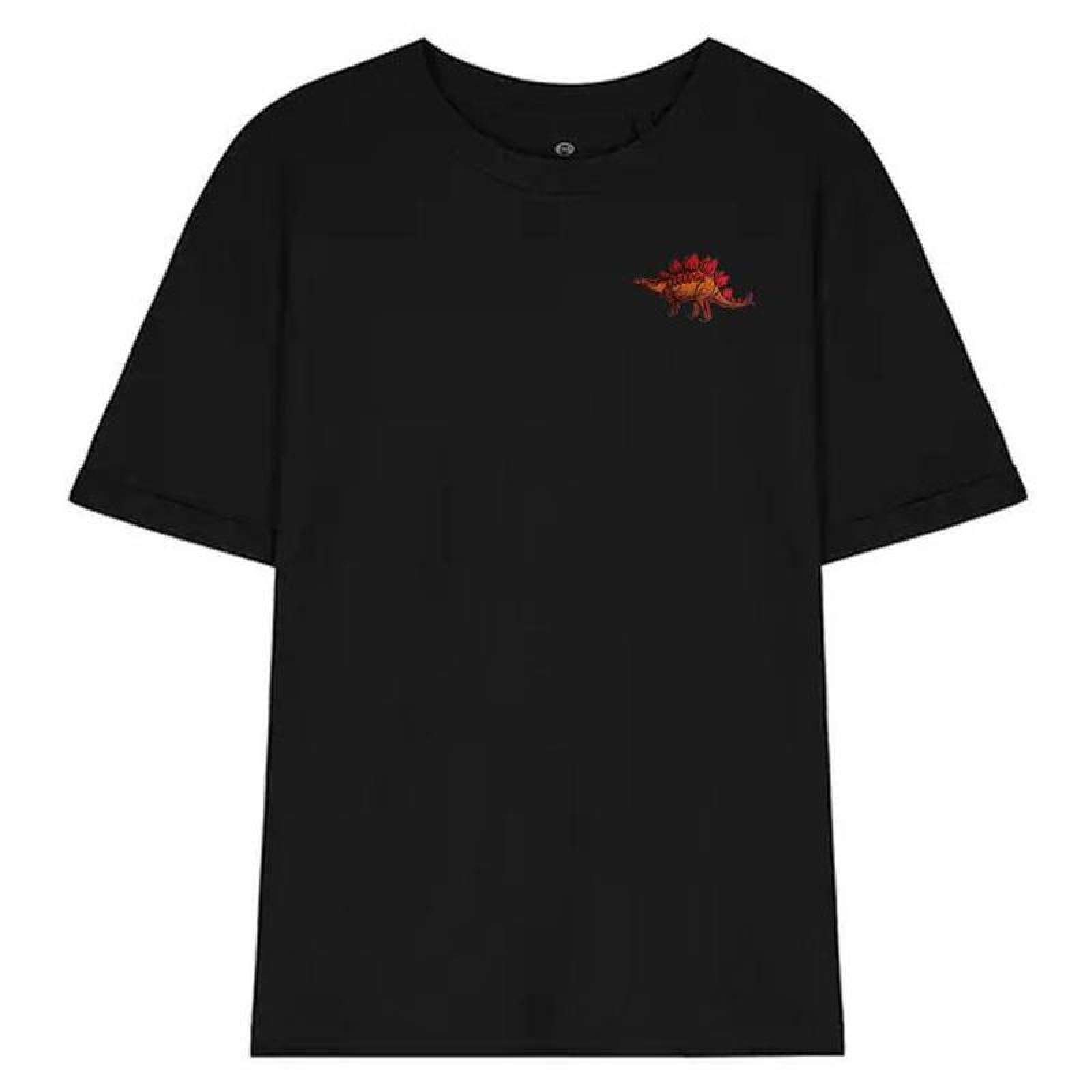 Parches para Suéter MXDOA-003-1 3 Parches Stegosaurus 10x9cm CaféNaranja Bordado Adhesivo para Planchar, Dinosaur10