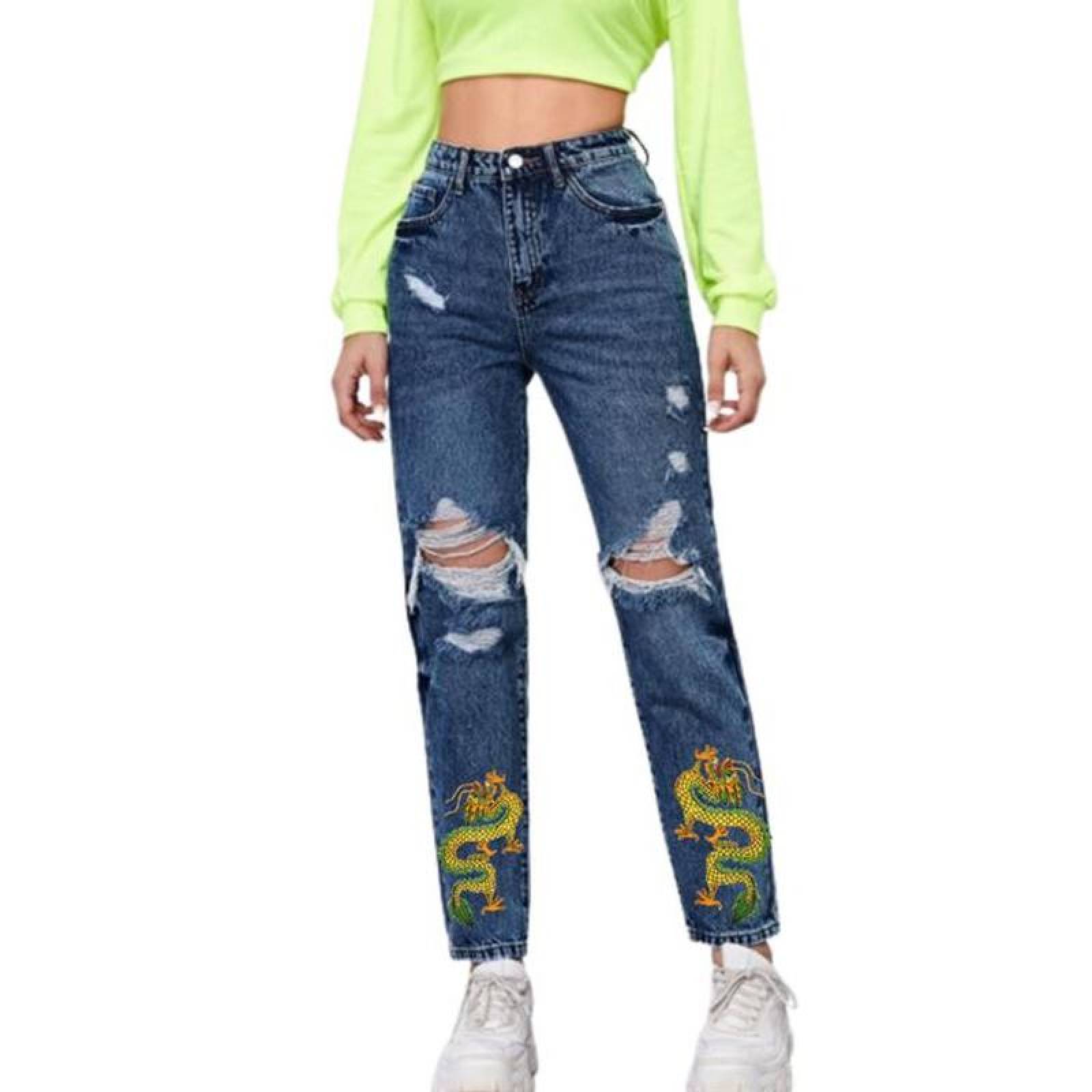 Bordado de Dragon para Ropa MXDON-001-6 1 Parche Dragón Chino 22x33cm AmarilloVerde Bordado Adhesivo para Planchar, Dragón03