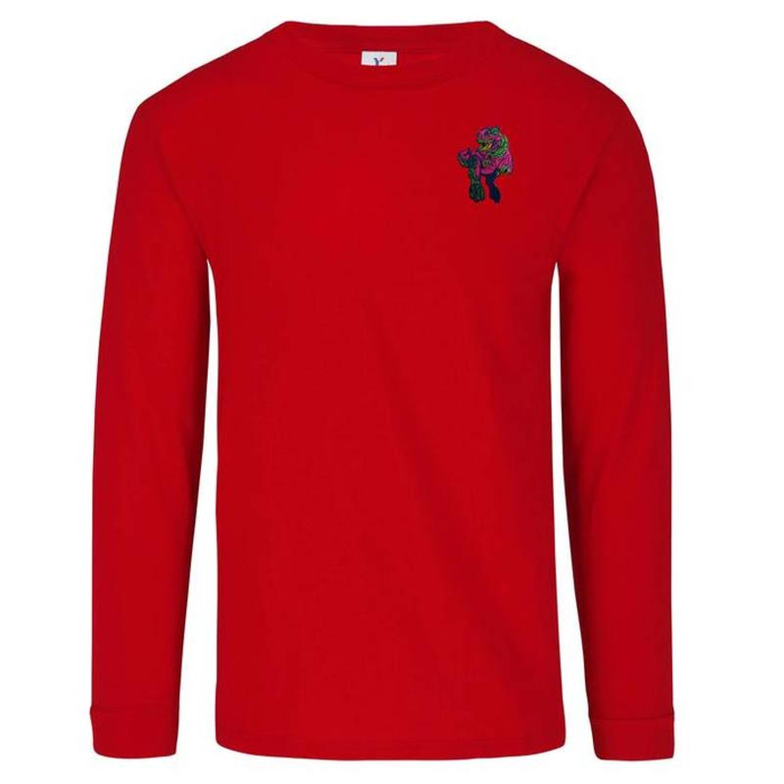 Parches para Suéter MXDYR-005-4 5 Parches Allosaurus 6x8,5cm RosaVerde Bordado Adhesivo para Planchar, Dinosaur07