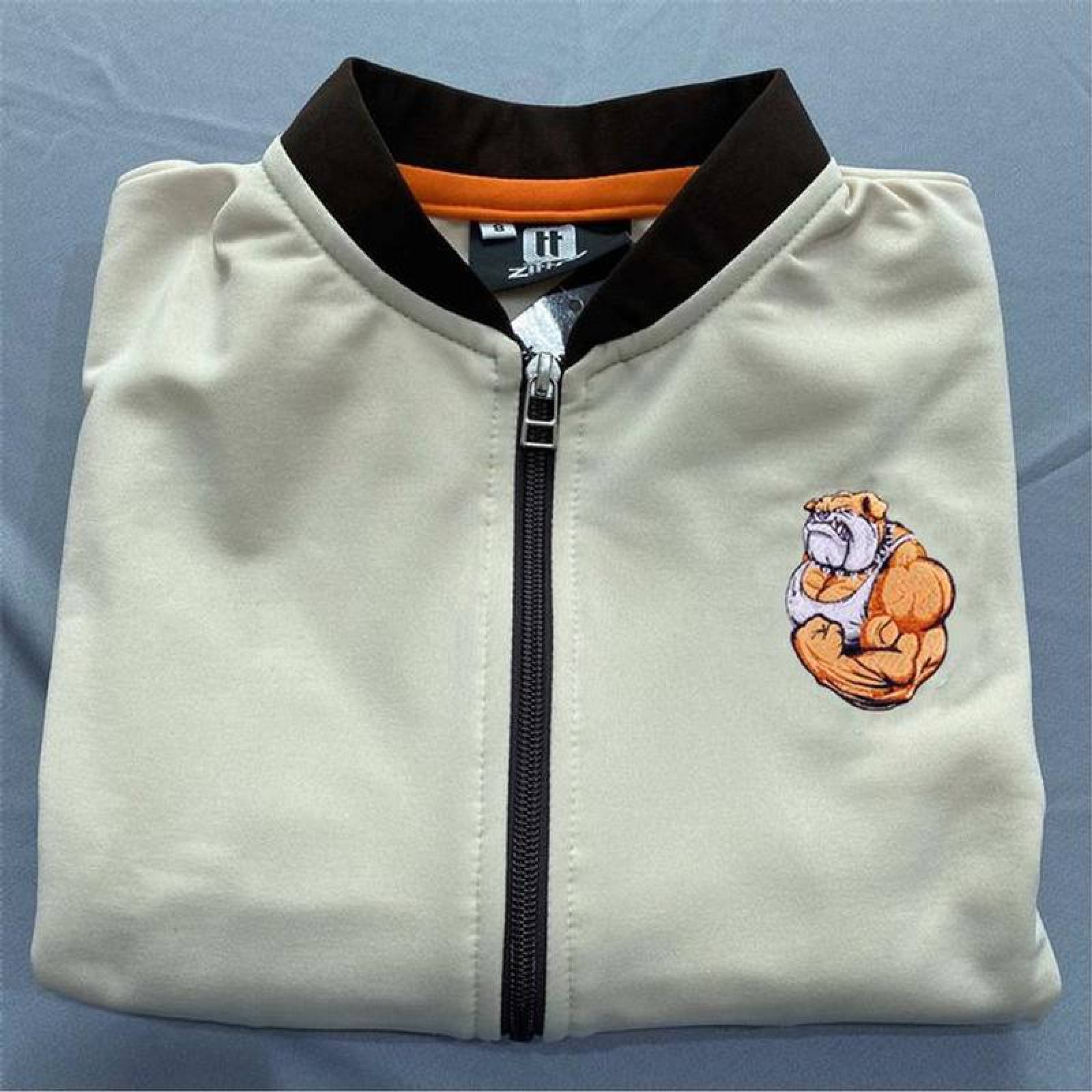 Tela Bordada Parche para Mochilas MXGDO-003-3 3 Parches Dog 6,1x6,9cm AmarilloBlanco Bordado Adhesivo para Planchar, Dog02