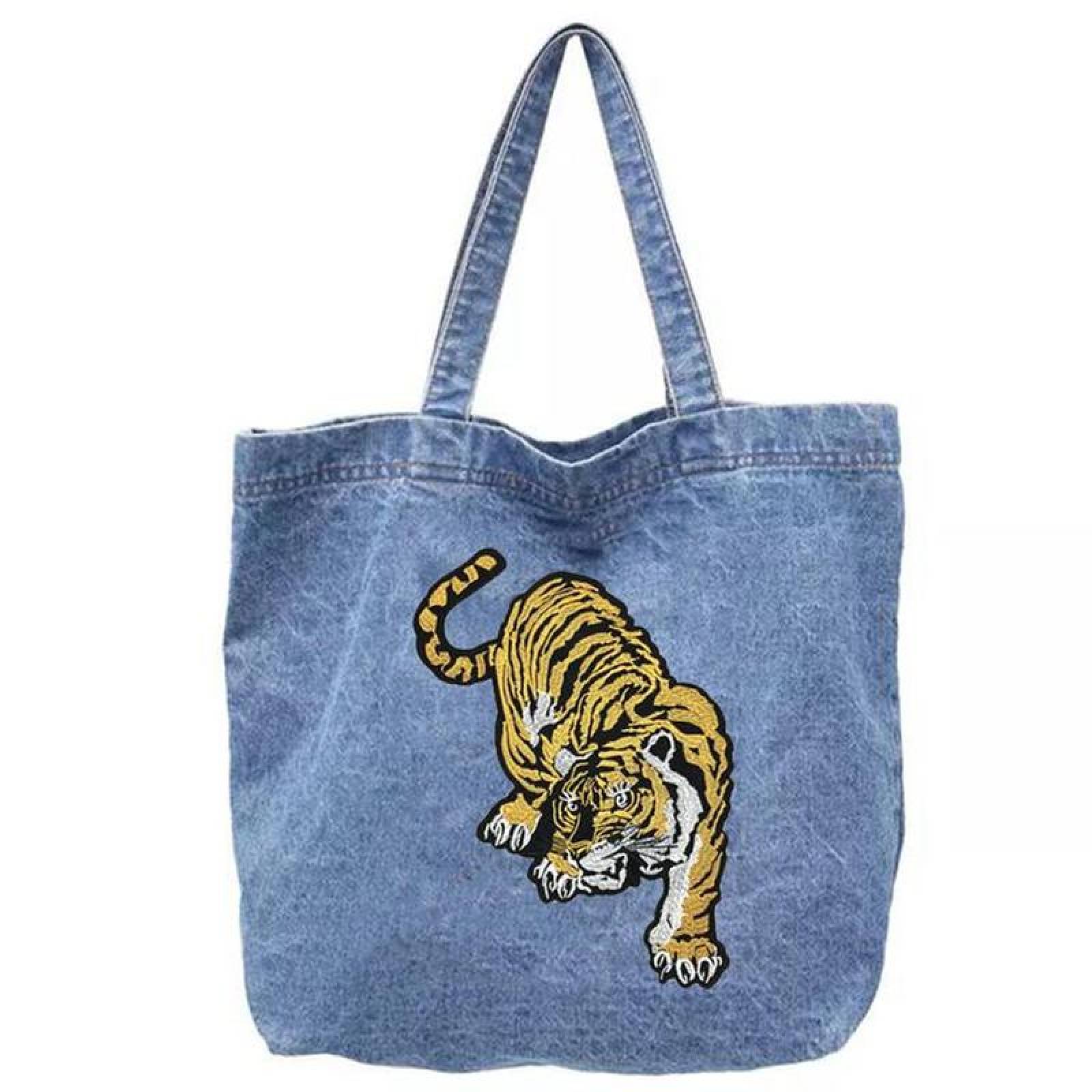 Parches para Chamarra Decorativo MXIGT-001-6 1 Parche Tigre 29,2x22,5cm AmarilloBlanco Bordado Adhesivo para Planchar, Tiger03