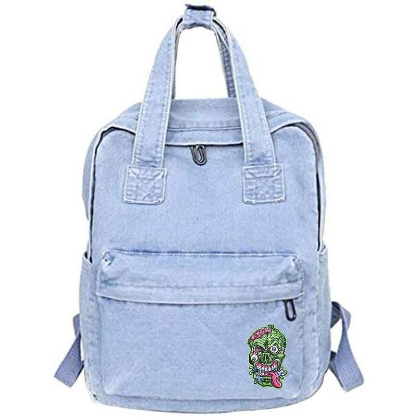 Tela Bordada Parche para Ropa MXIZM-005-3 5 Parches Zombie 7x10,2cm VerdeRosa Bordado Adhesivo para Planchar, Zombie02