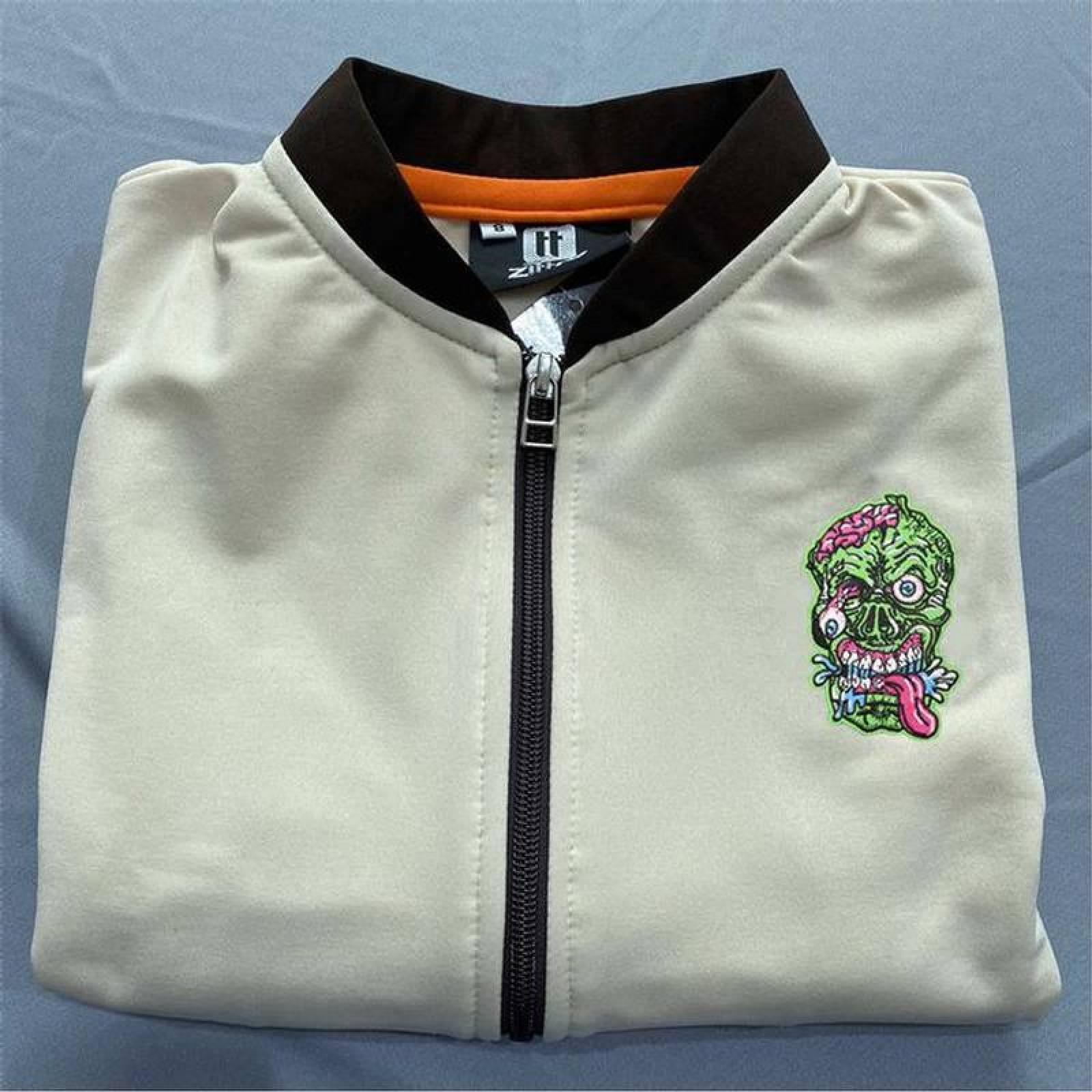 Tela Bordada Parche para Ropa MXIZM-005-3 5 Parches Zombie 7x10,2cm VerdeRosa Bordado Adhesivo para Planchar, Zombie02