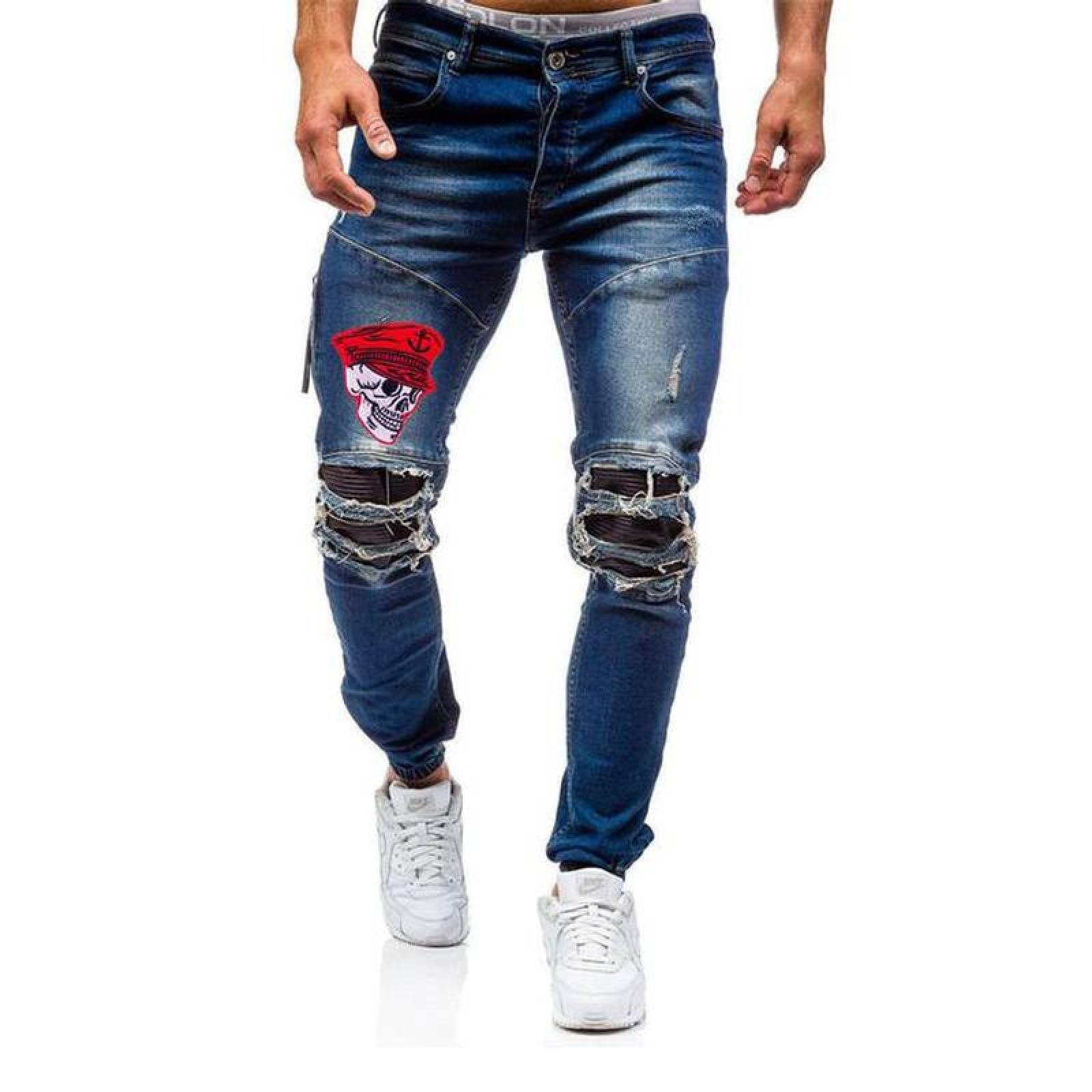 Decora Ropa con Parche Tela Bordada MXKLS-005-5 5 Parches Calavera 6x6,5cm BlancoRojo Bordado Adhesivo para Planchar, Skull01