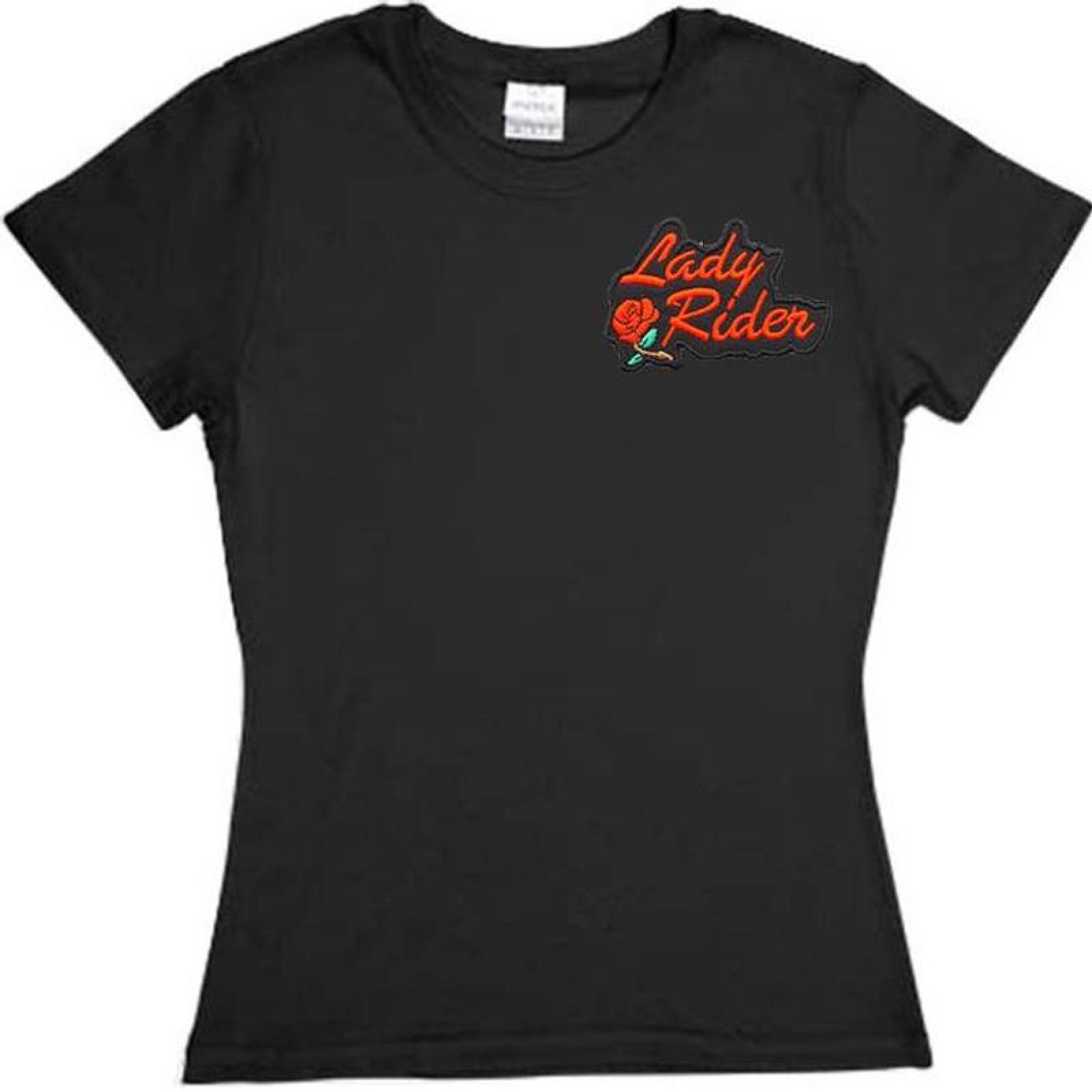 Parches para Playeras MXLYR-004-4 4 Parches MotorCycleLady 8x5cm RojoNegro Bordado Adhesivo para Planchar, MotorCycleLady01