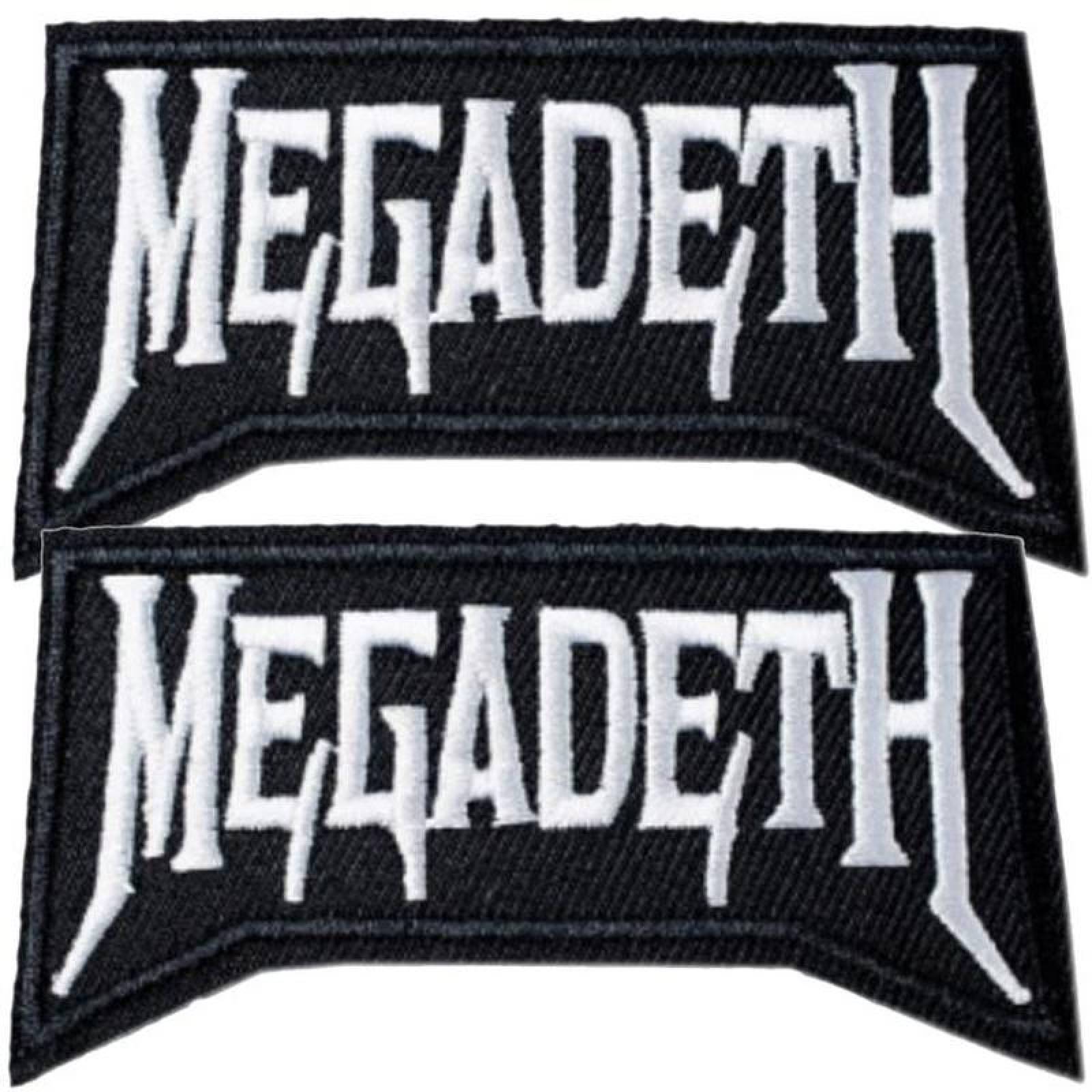 Parches para Playeras MXMGT-002-5 2 Parches Music9 8x4cm NegroBlanco Bordado Adhesivo para Planchar, Music09