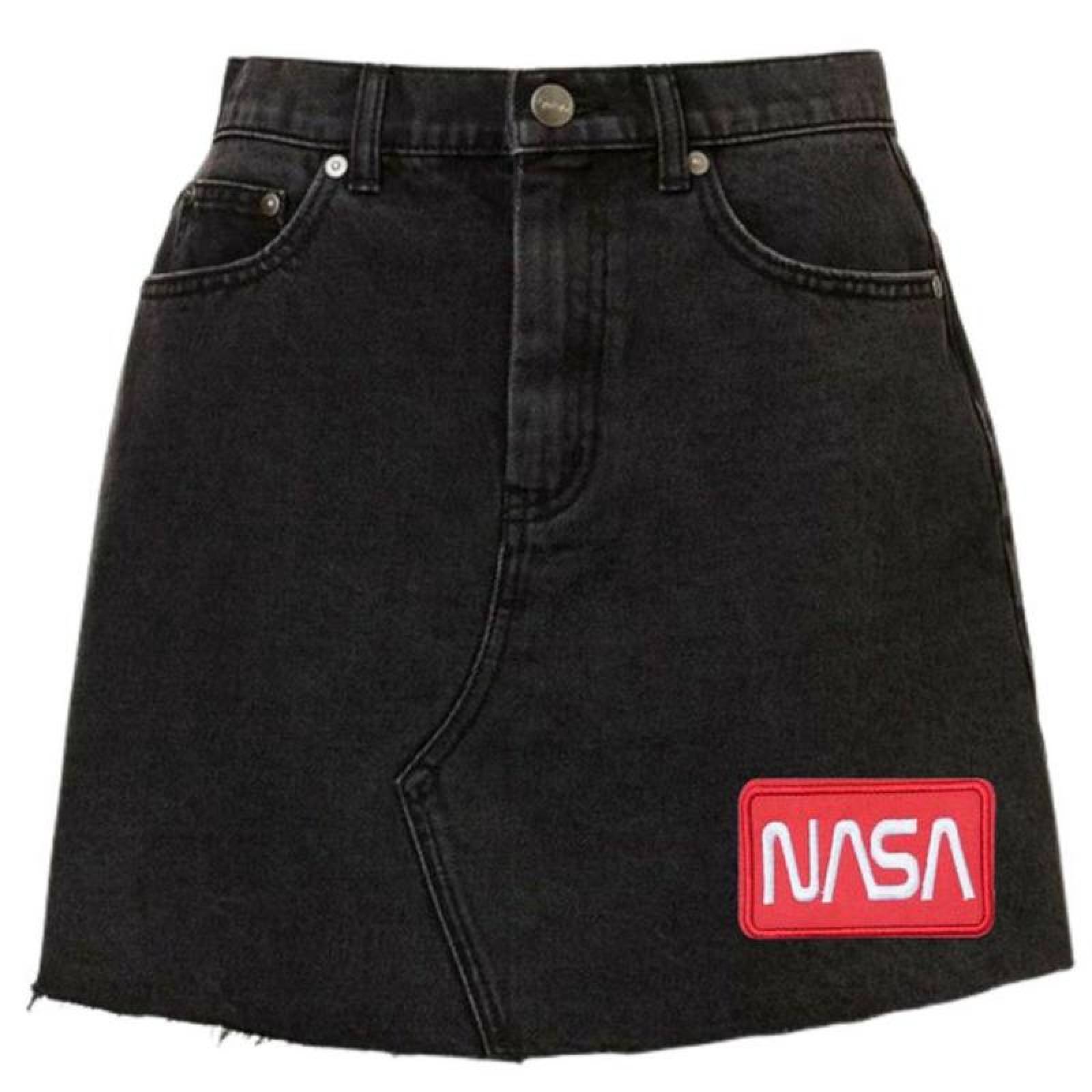 Parche de la NASA con Velcro MXNAA-001-1 1 Parche Nasa 9,1x4,1cm Rojo Blanco Bordado con Velcro, Nasa04